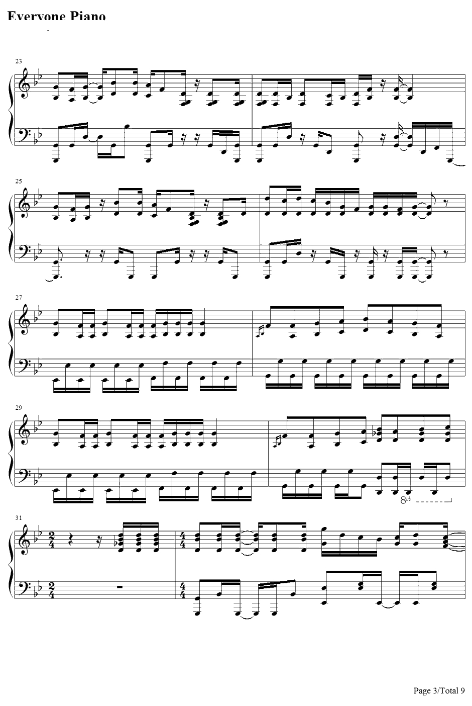 ゴーゴー幽霊船钢琴谱-米津玄师3