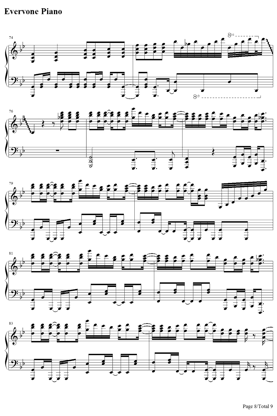 ゴーゴー幽霊船钢琴谱-米津玄师8