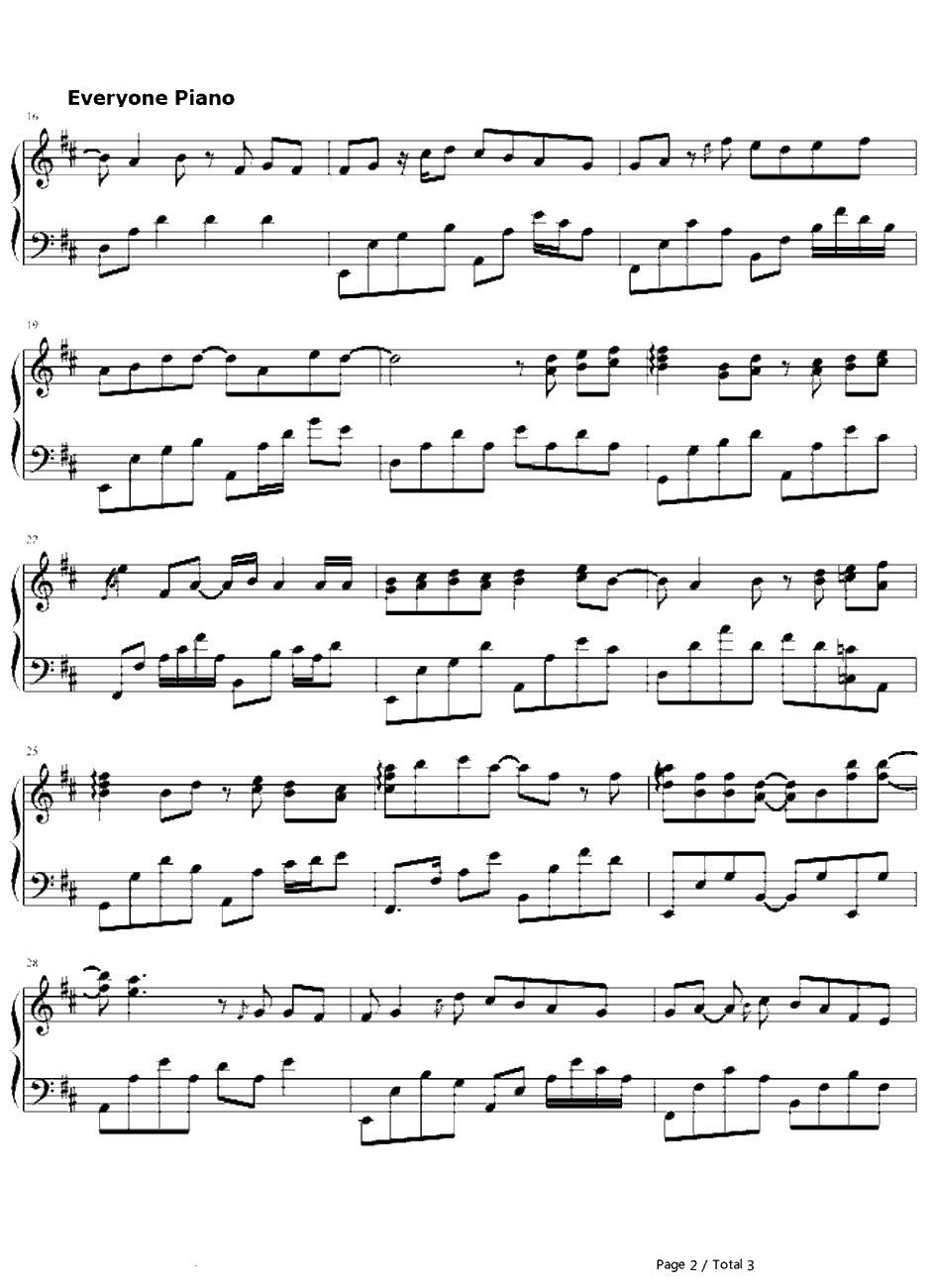 Tommai mai rub sak tee（为什么你不接我的电话）钢琴谱-Lydia-Tommaimairubsaktee（为什么你不接我的电话）2