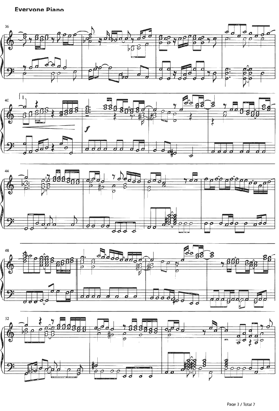 ありがとう钢琴谱-生物股长いきものがかり3