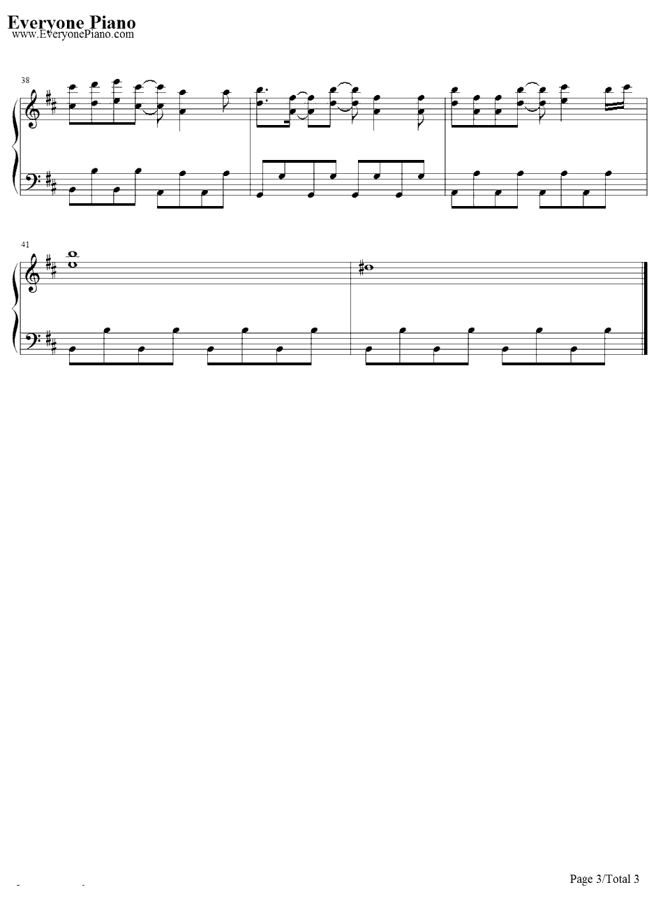 STEP TO YOU钢琴谱-初音ミク3