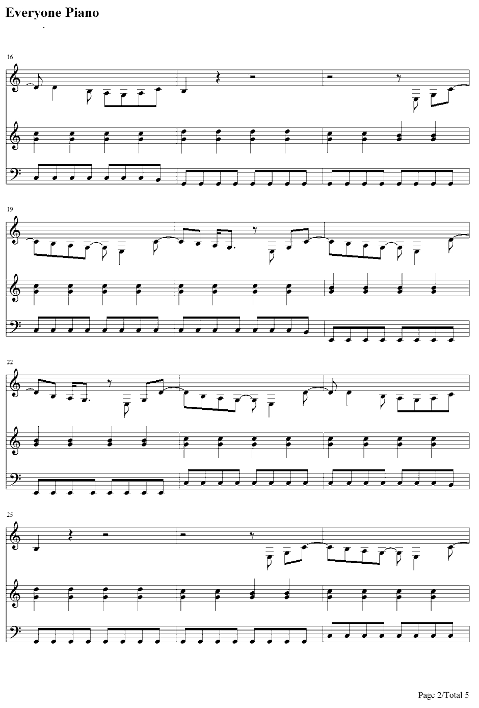 IGotta Feeling钢琴谱-BlackEyedPeas2