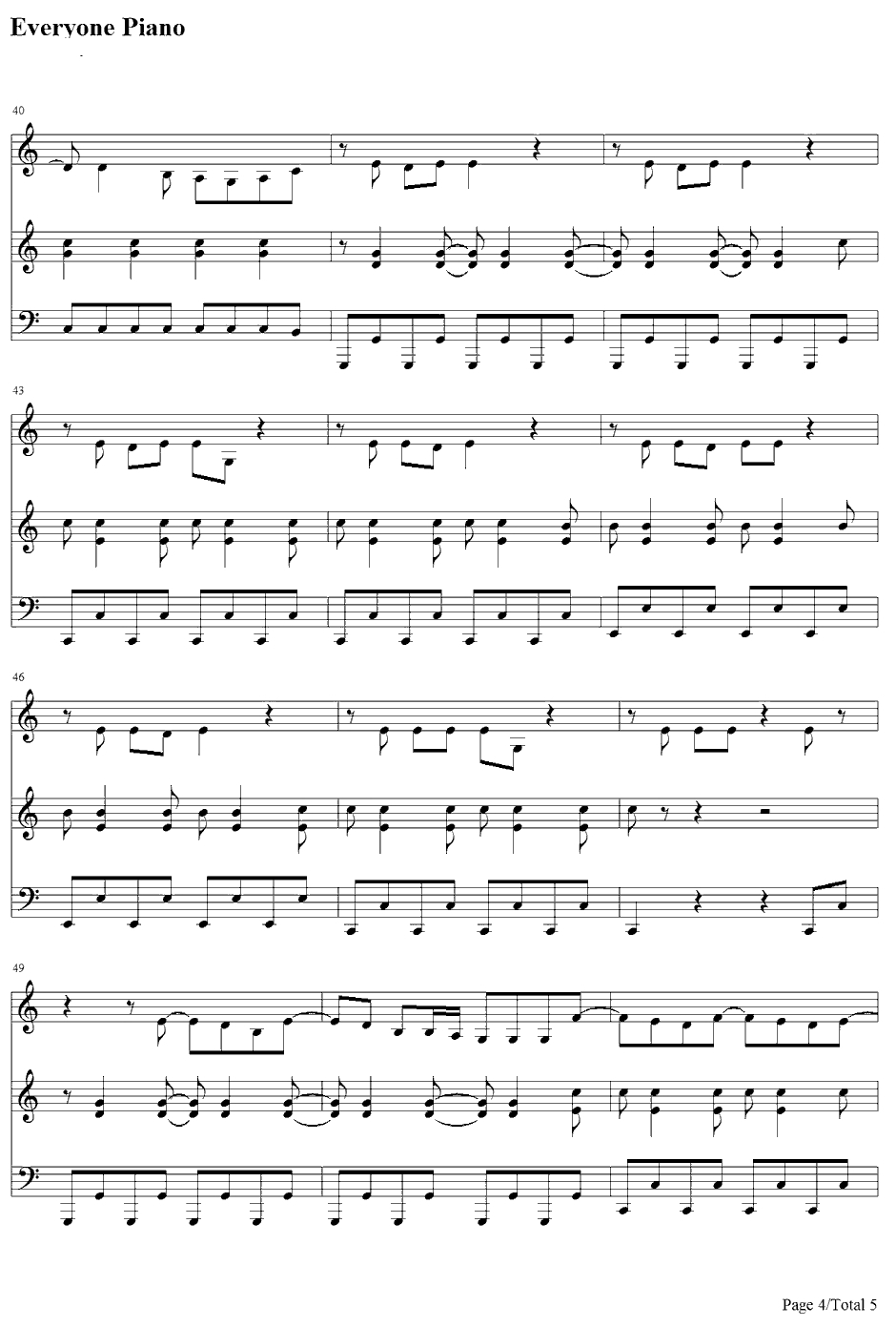 IGotta Feeling钢琴谱-BlackEyedPeas4