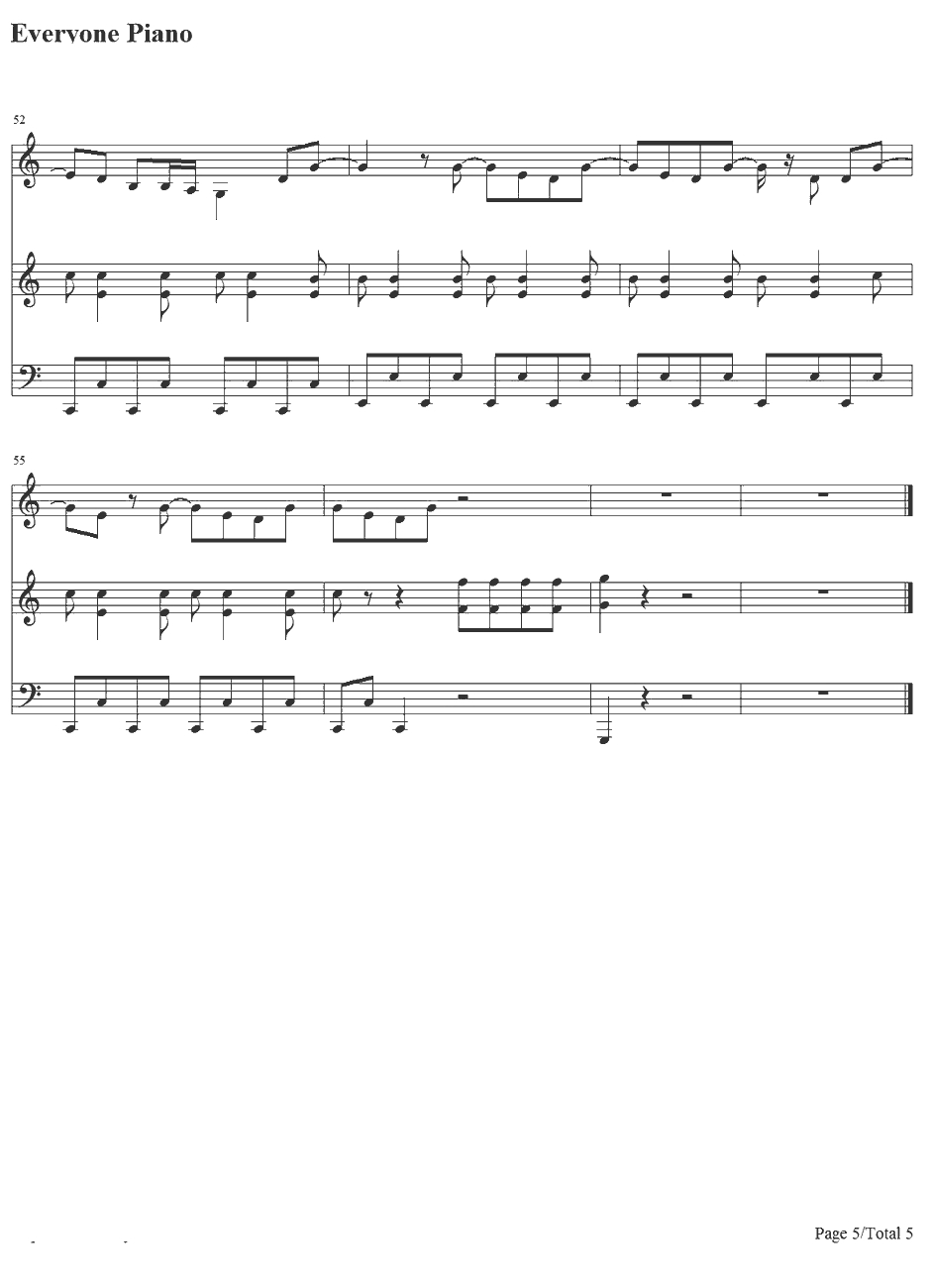 IGotta Feeling钢琴谱-BlackEyedPeas5