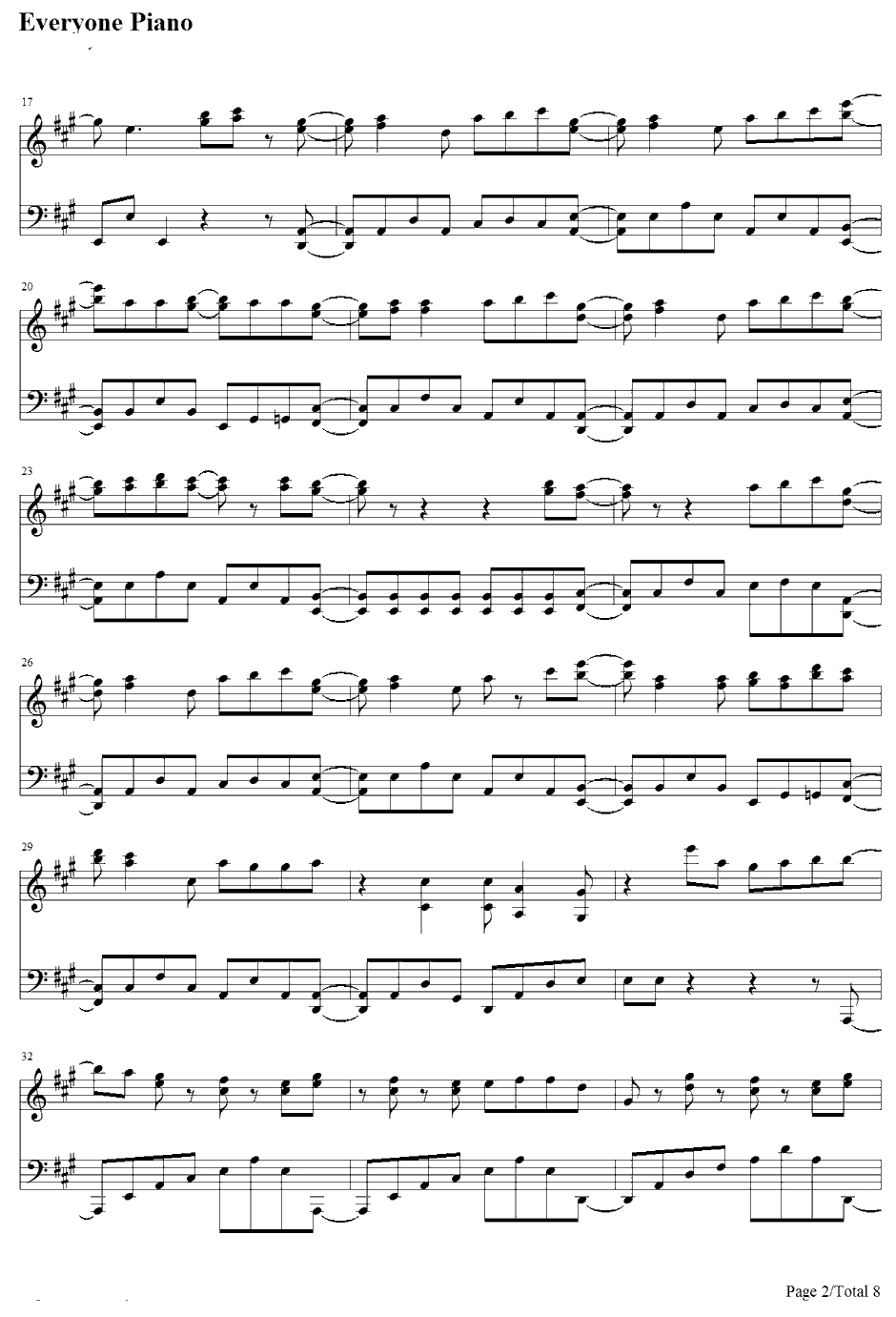 GALLOWS BELL钢琴谱-初音ミク2