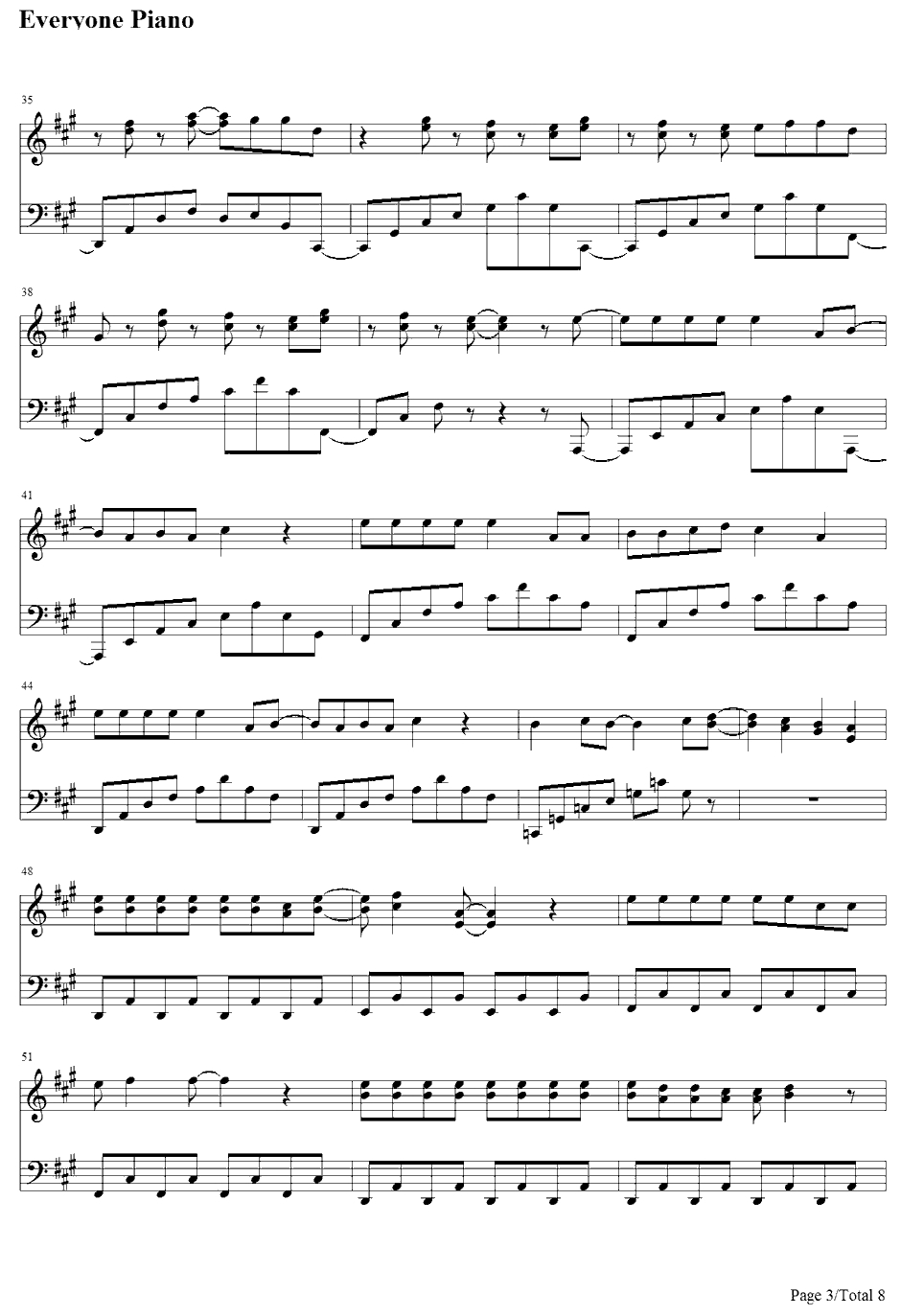 GALLOWS BELL钢琴谱-初音ミク3