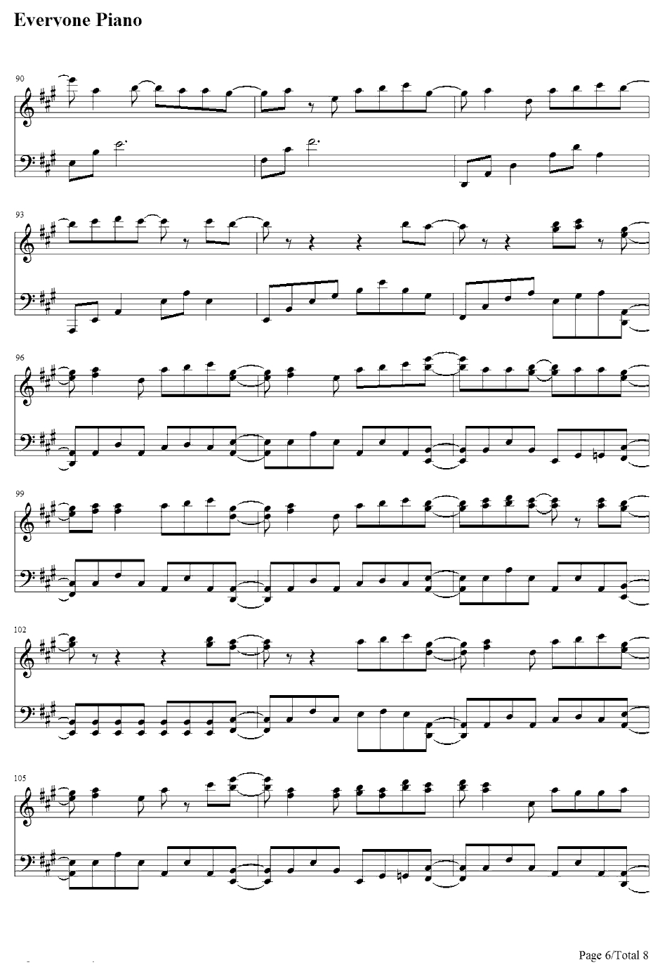 GALLOWS BELL钢琴谱-初音ミク6