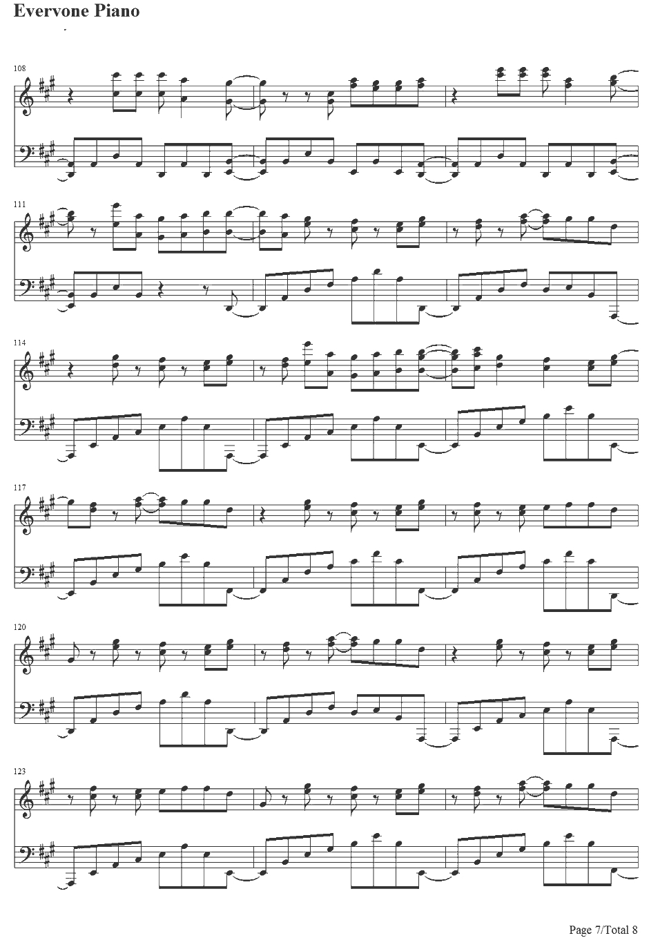 GALLOWS BELL钢琴谱-初音ミク7