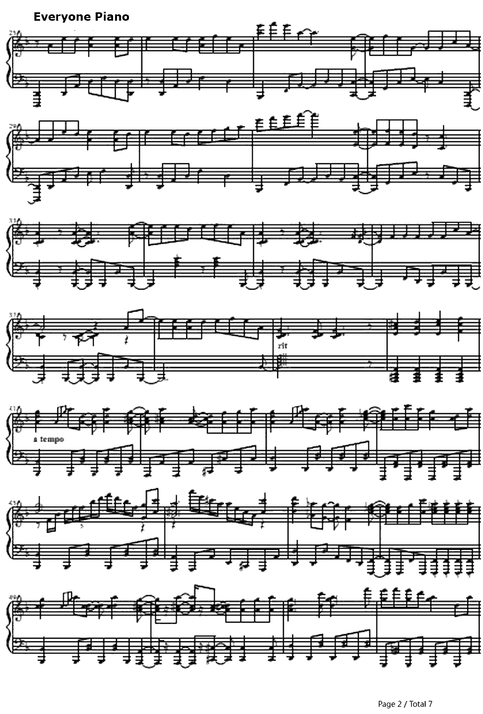 イカサマライフゲイム钢琴谱-GUMI2