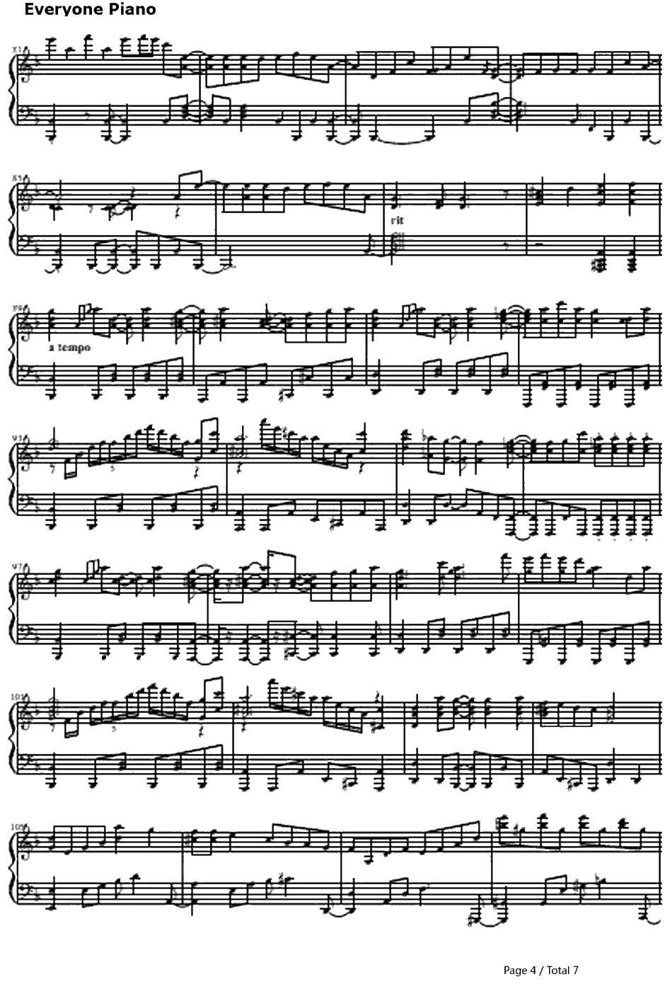 イカサマライフゲイム钢琴谱-GUMI4