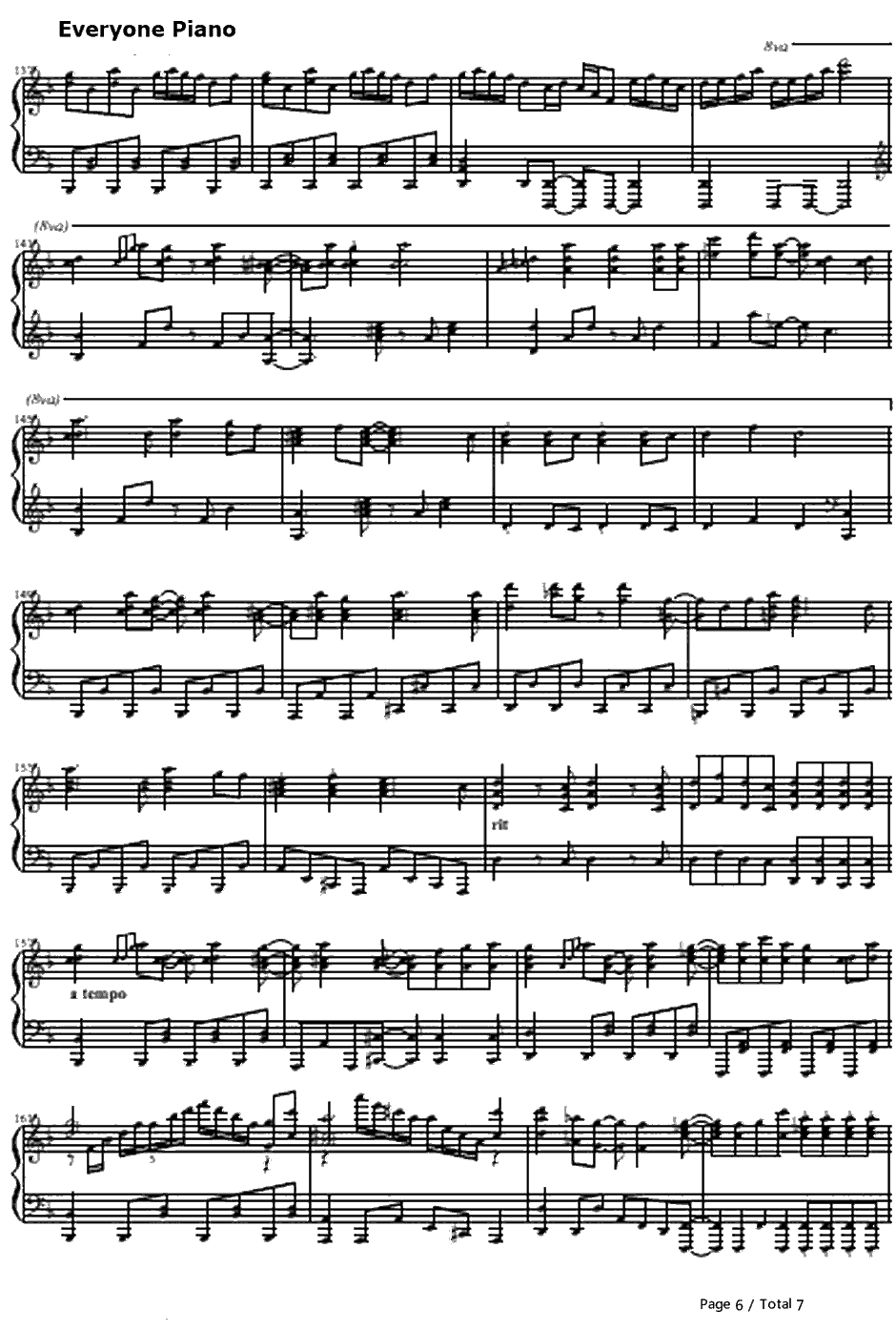 イカサマライフゲイム钢琴谱-GUMI6