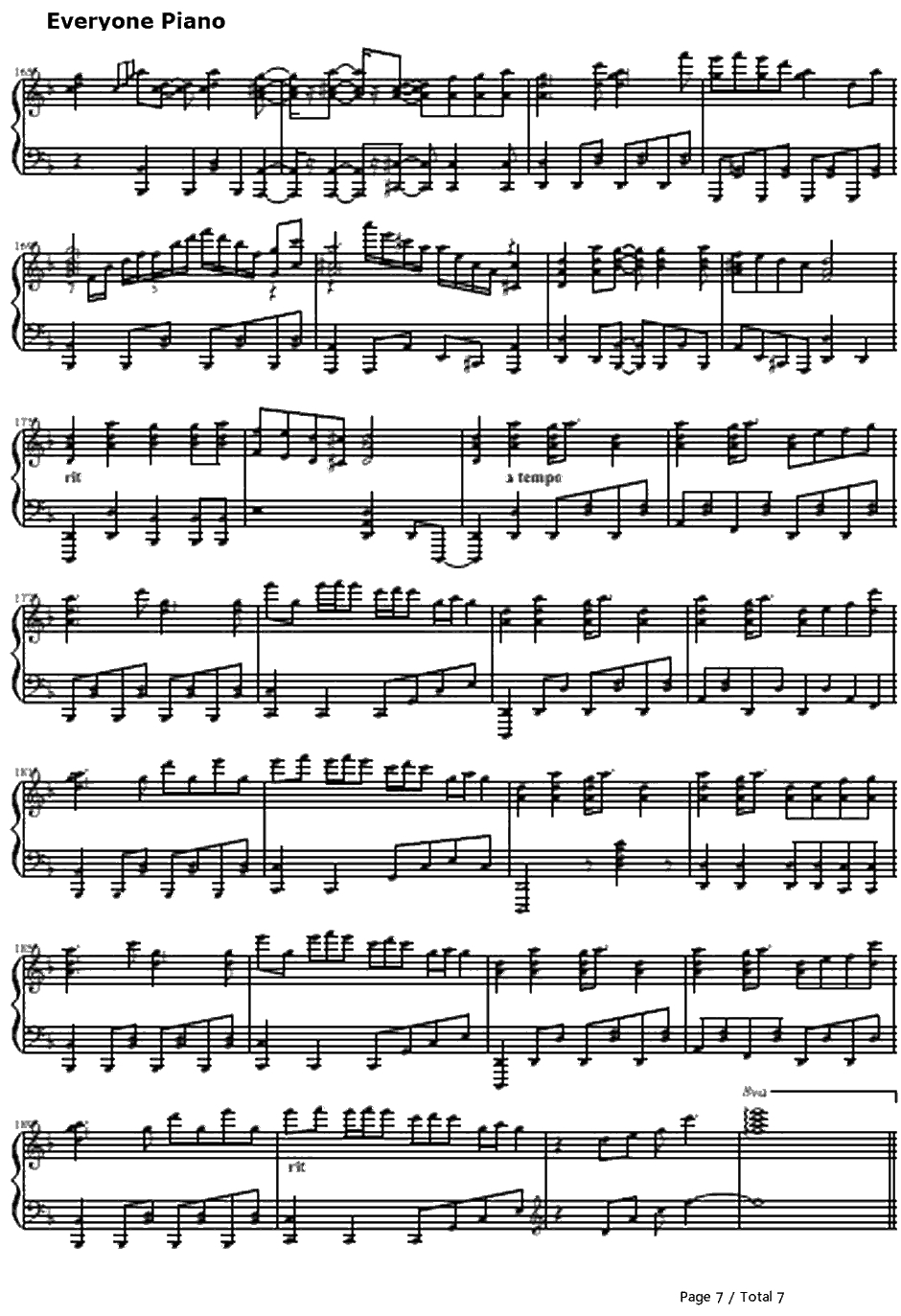 イカサマライフゲイム钢琴谱-GUMI7