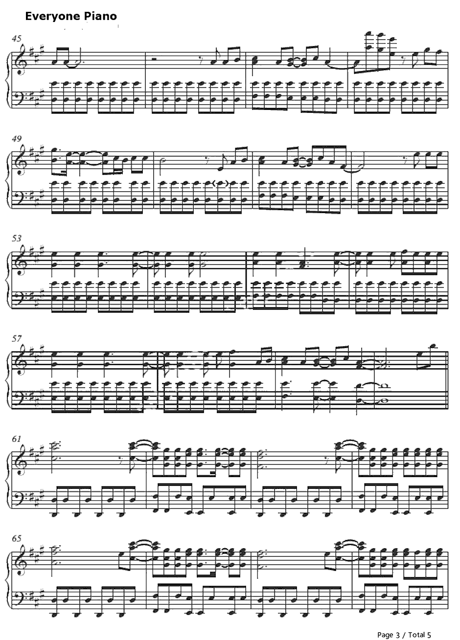 The Other Side钢琴谱-JasonDerulo3