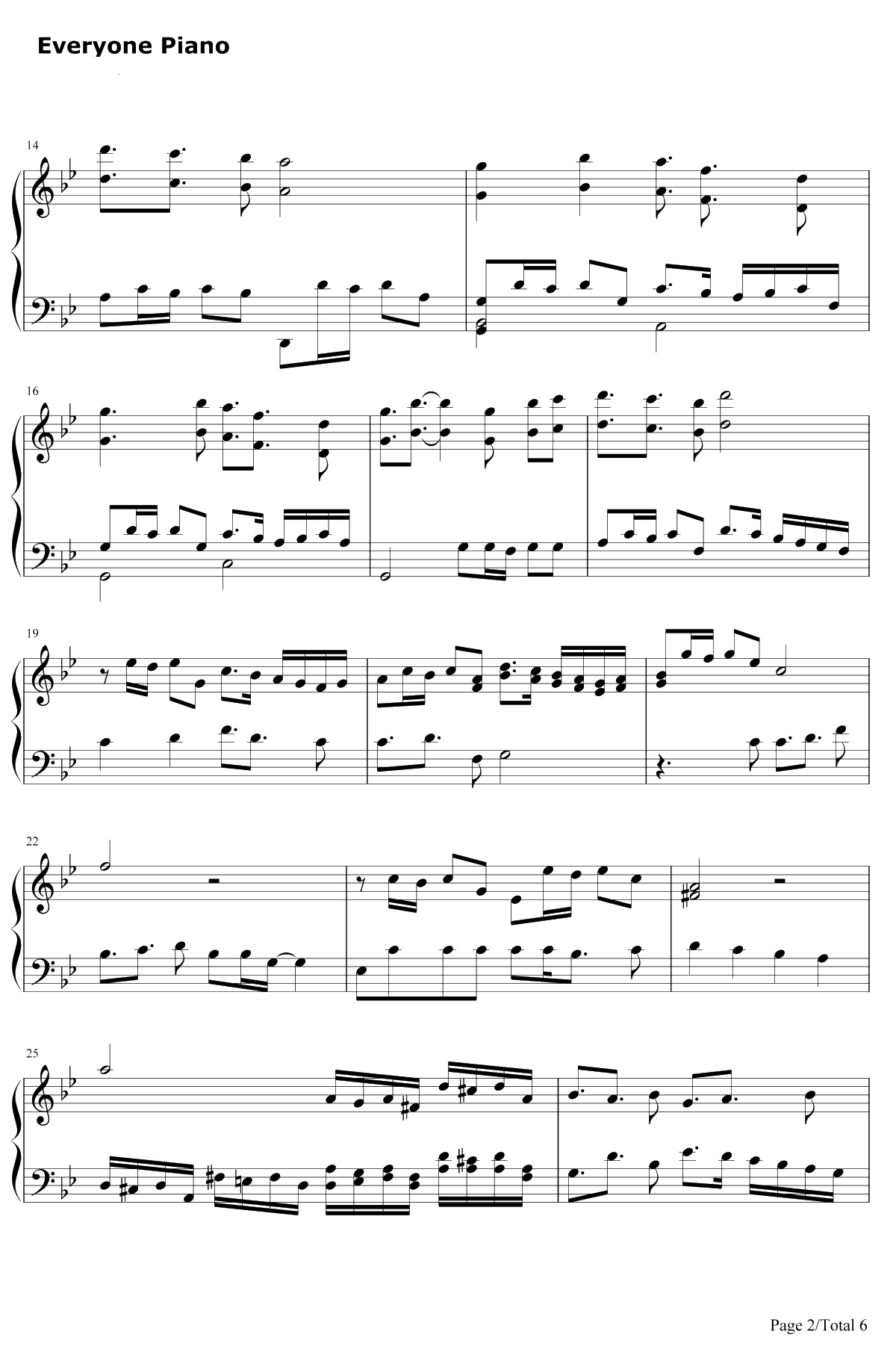 あんなに一绪だったのに钢琴谱-See-Saw-机动战士高达SEEDED2