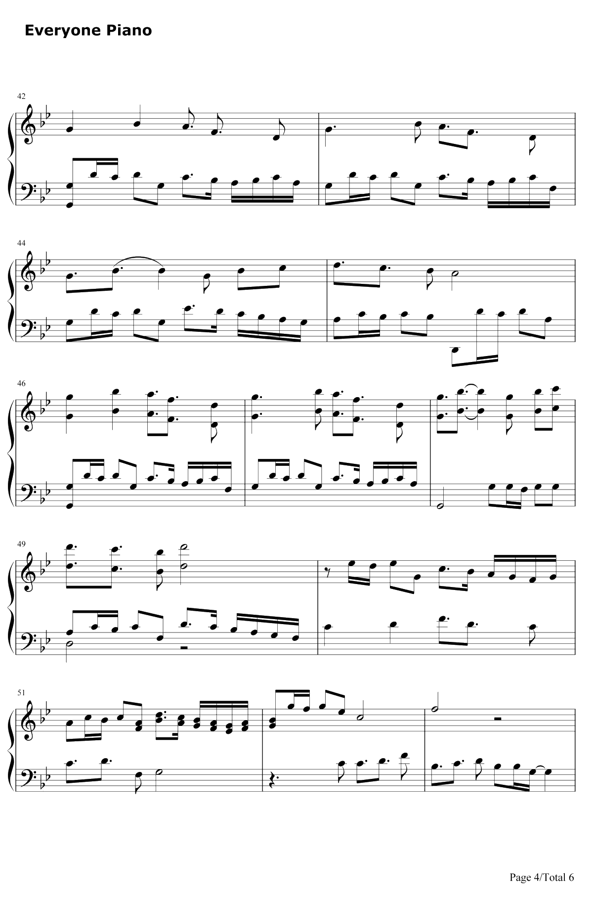 あんなに一绪だったのに钢琴谱-See-Saw-机动战士高达SEEDED4