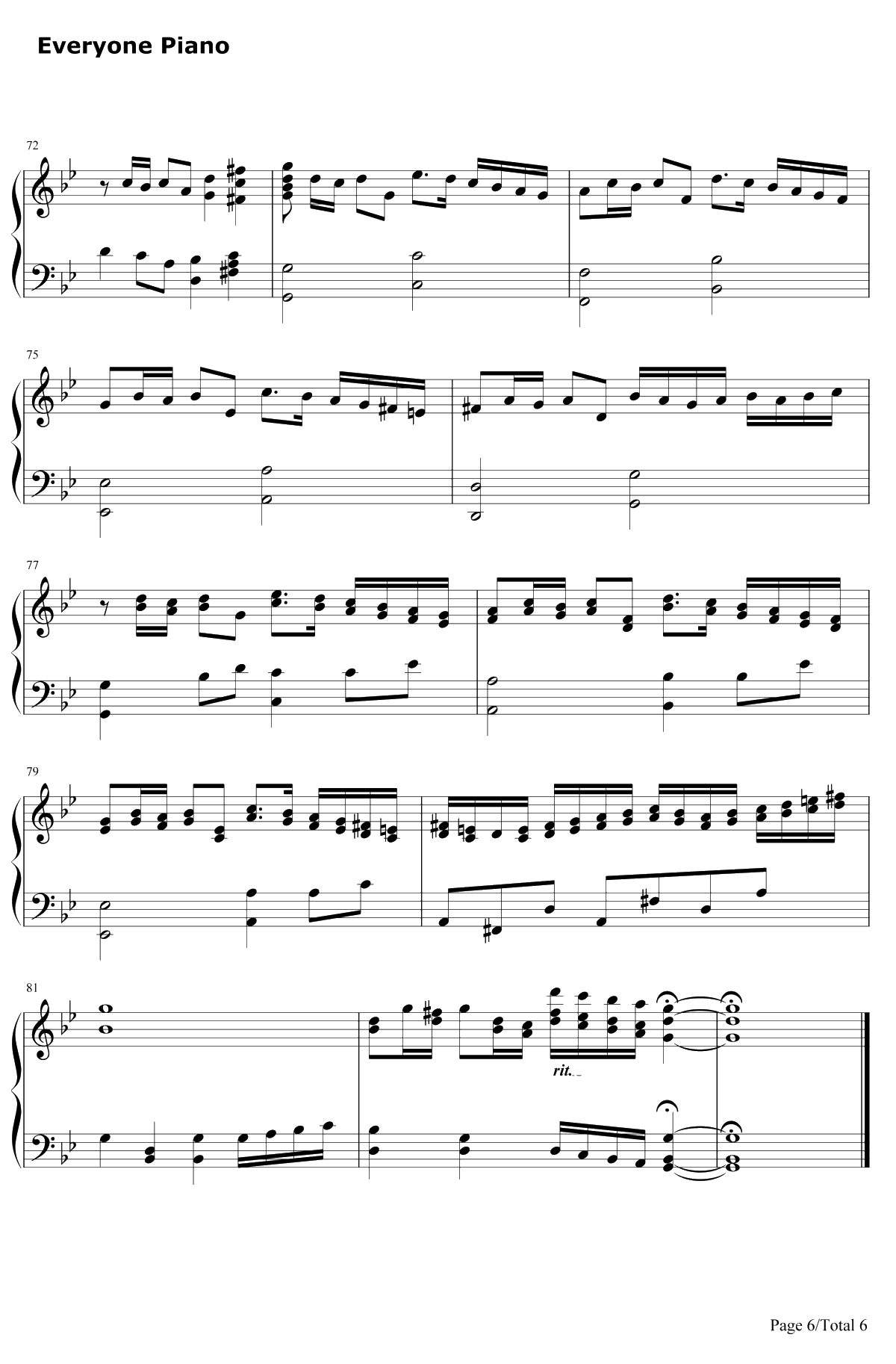 あんなに一绪だったのに钢琴谱-See-Saw-机动战士高达SEEDED6