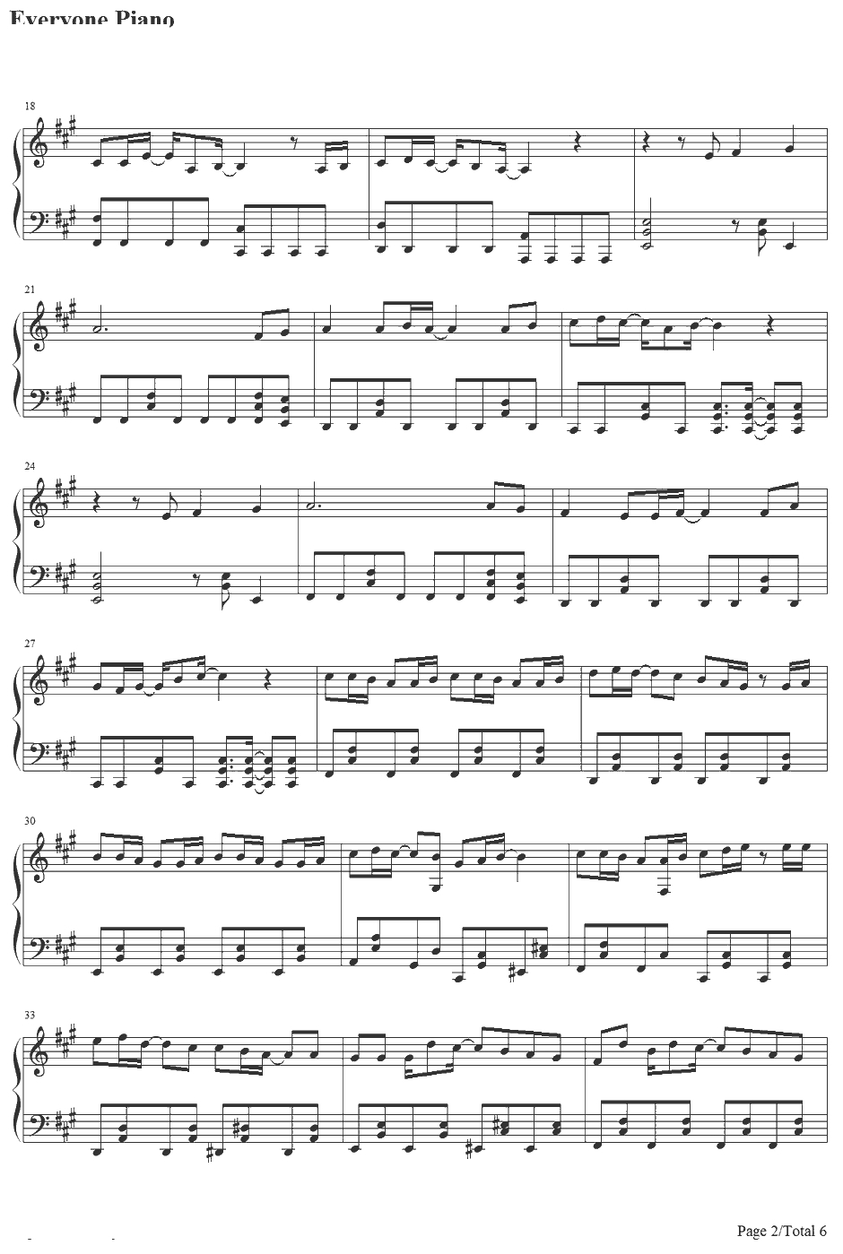 トップシークレット钢琴谱-すこっぷfeat.初音ミク2