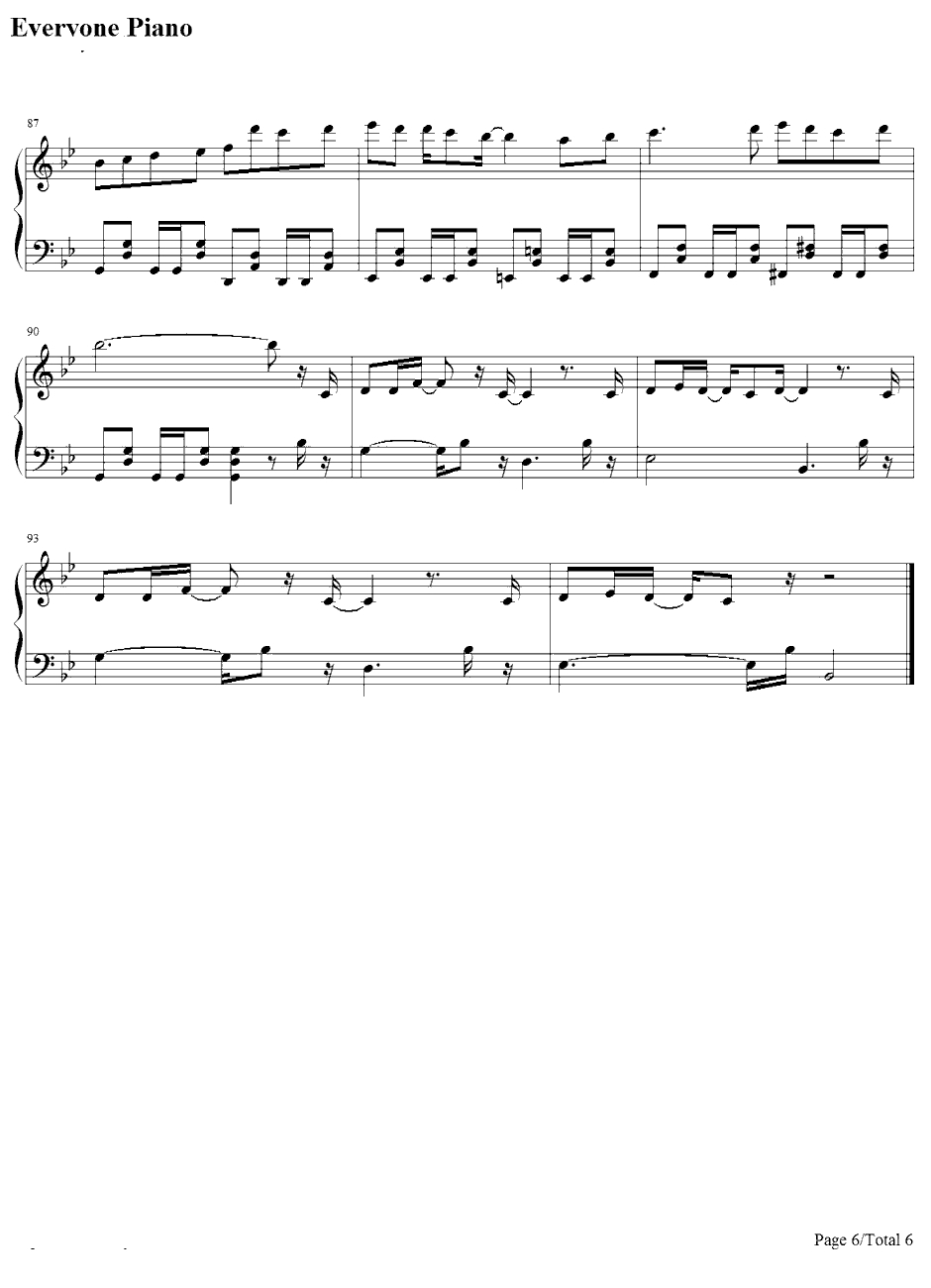 トップシークレット钢琴谱-すこっぷfeat.初音ミク6