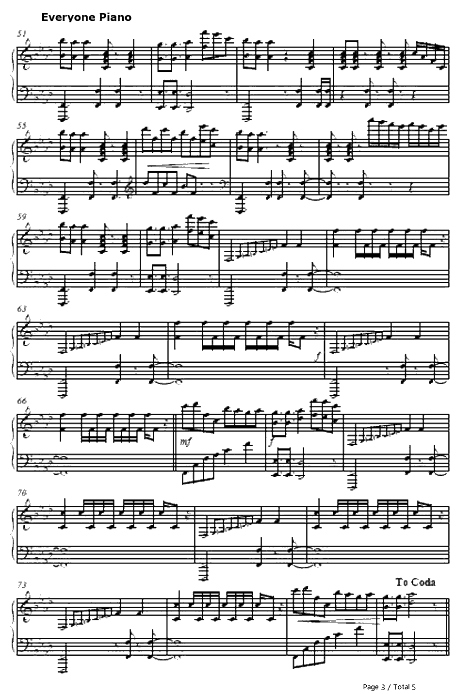 Levels(SkrillexRemix)钢琴谱-Avicii3