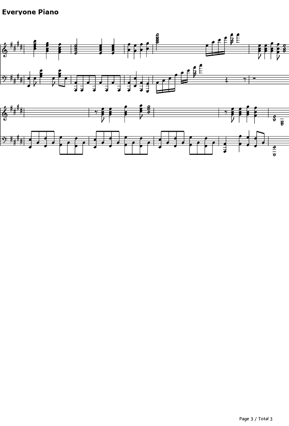 Can Do钢琴谱-GRANRODEO-黑子的篮球OP3