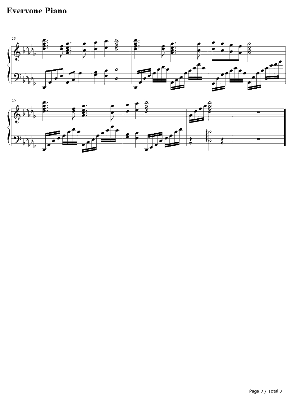 Spica.钢琴谱-StylipS-漫画家与助手ED2