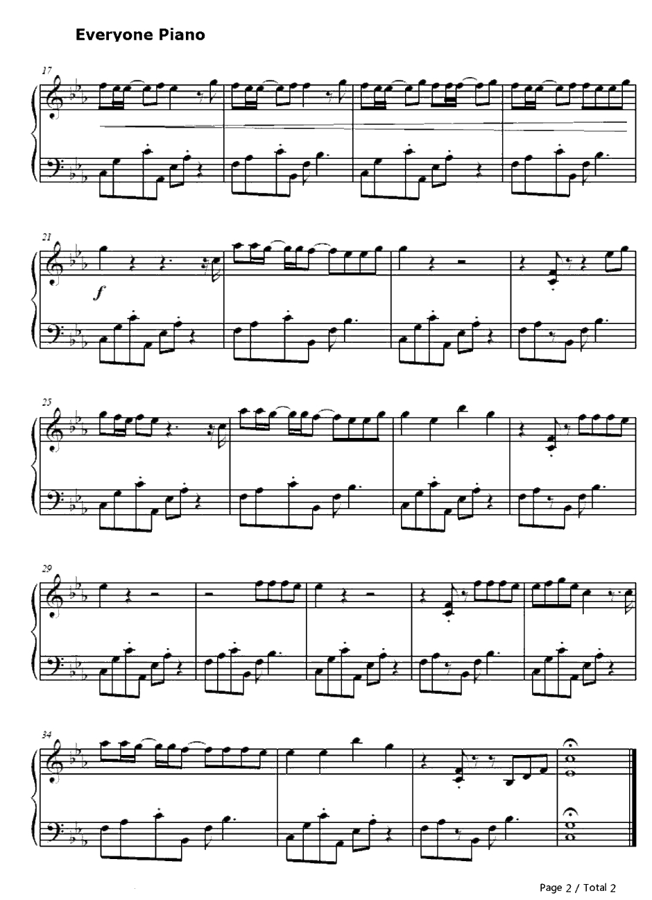 Am I Wrong钢琴谱-Nico&Vinz2