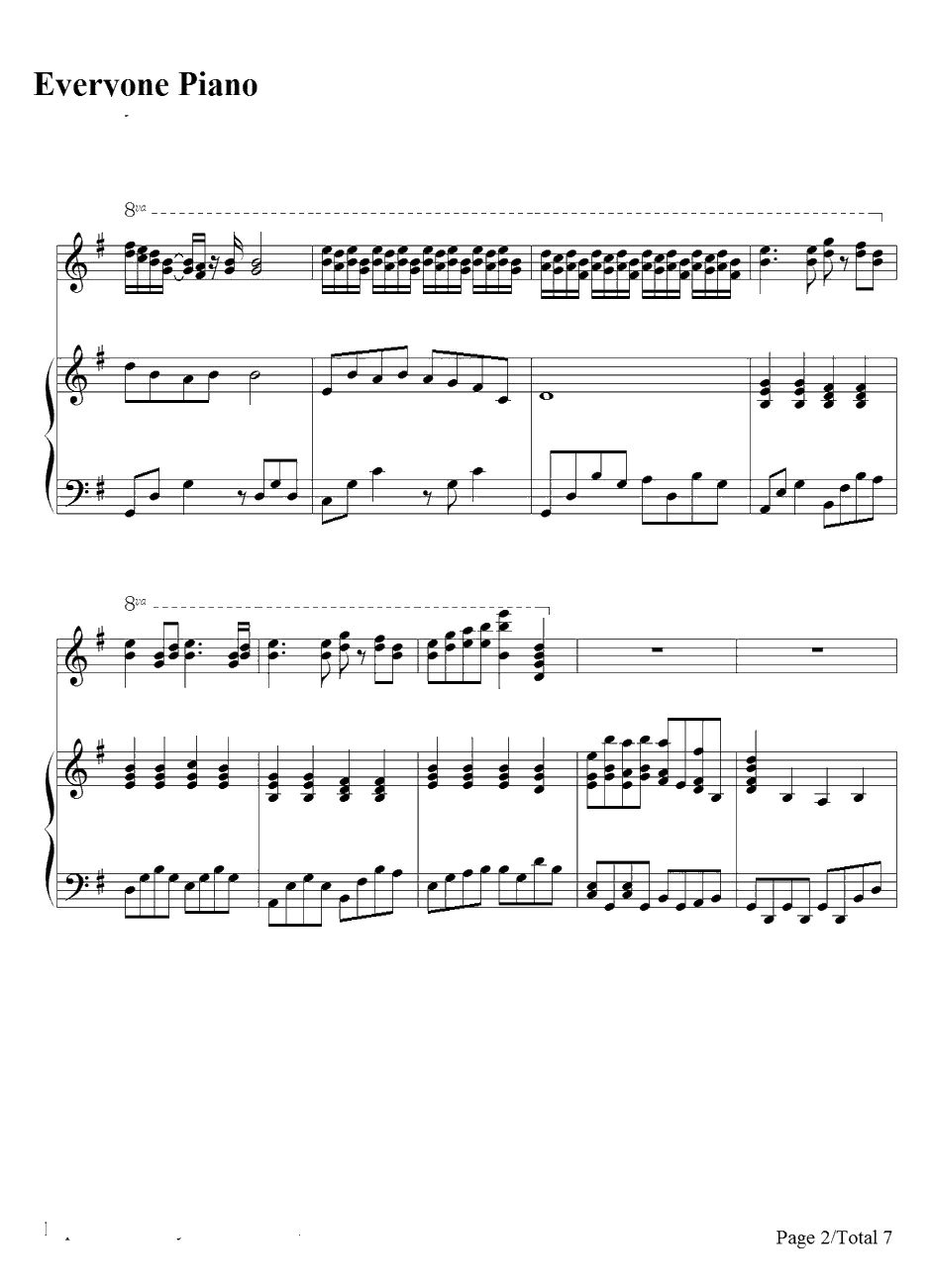 Bluebird Story钢琴谱-DJOkawari2