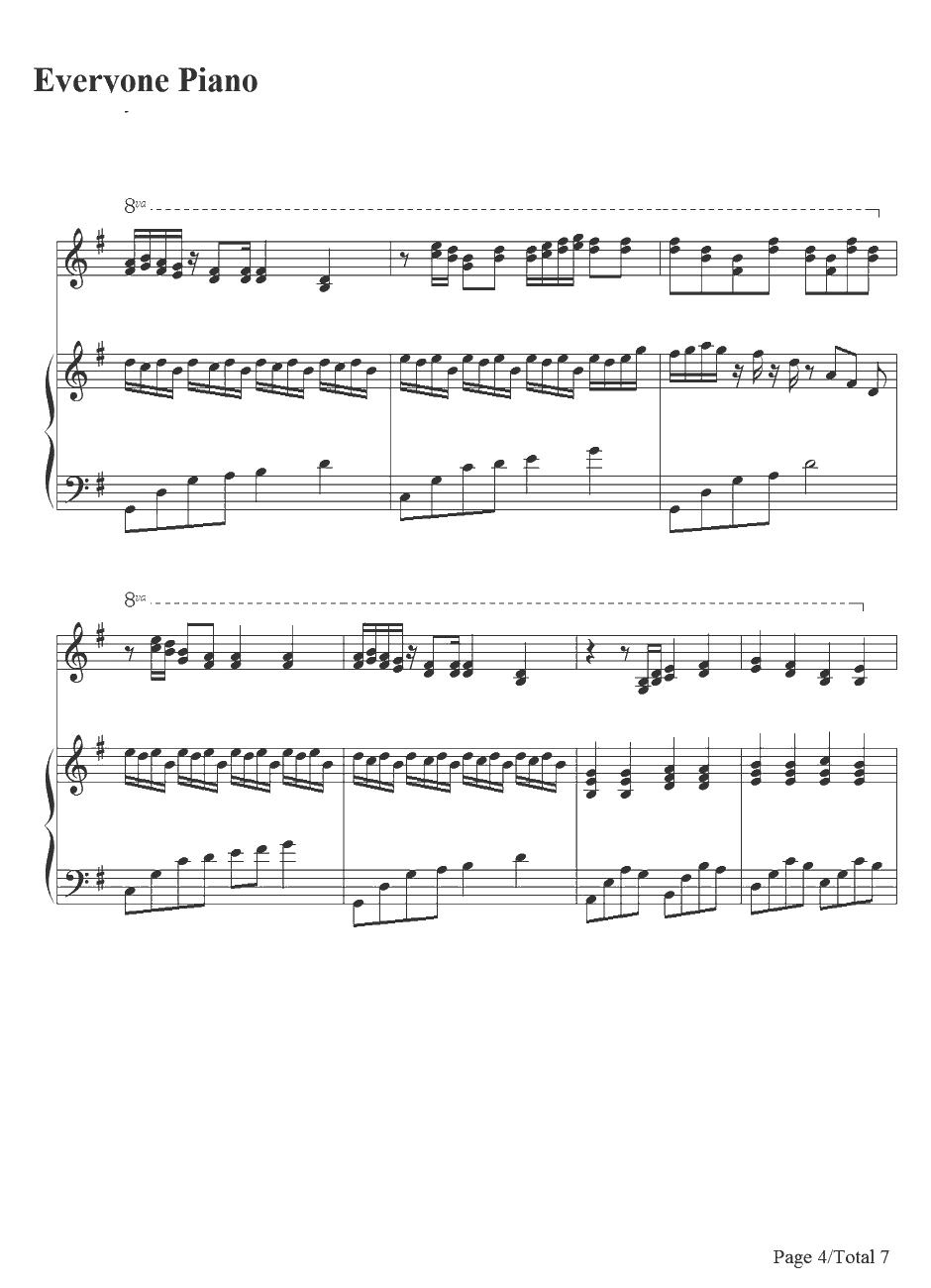 Bluebird Story钢琴谱-DJOkawari4