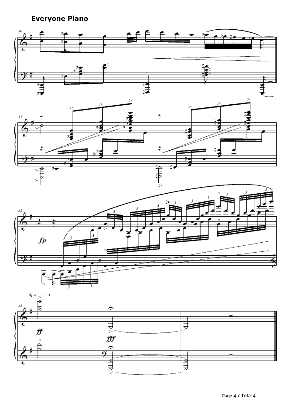 この世界は仆らを待っていた钢琴谱-茅原実里-翠星之加尔刚蒂亚OP4