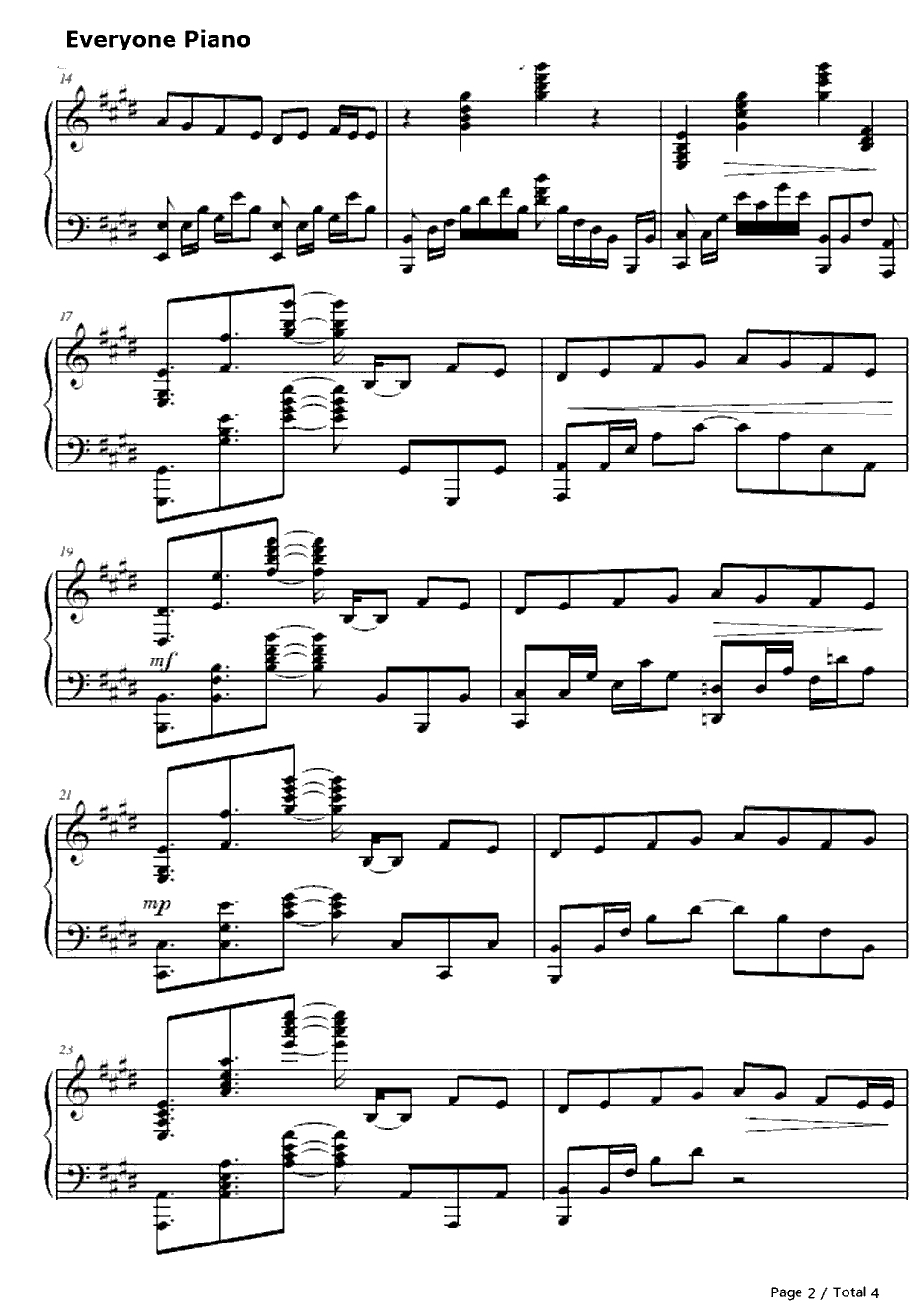 Snow Fairy钢琴谱-FUNKIST-妖精的尾巴OP12