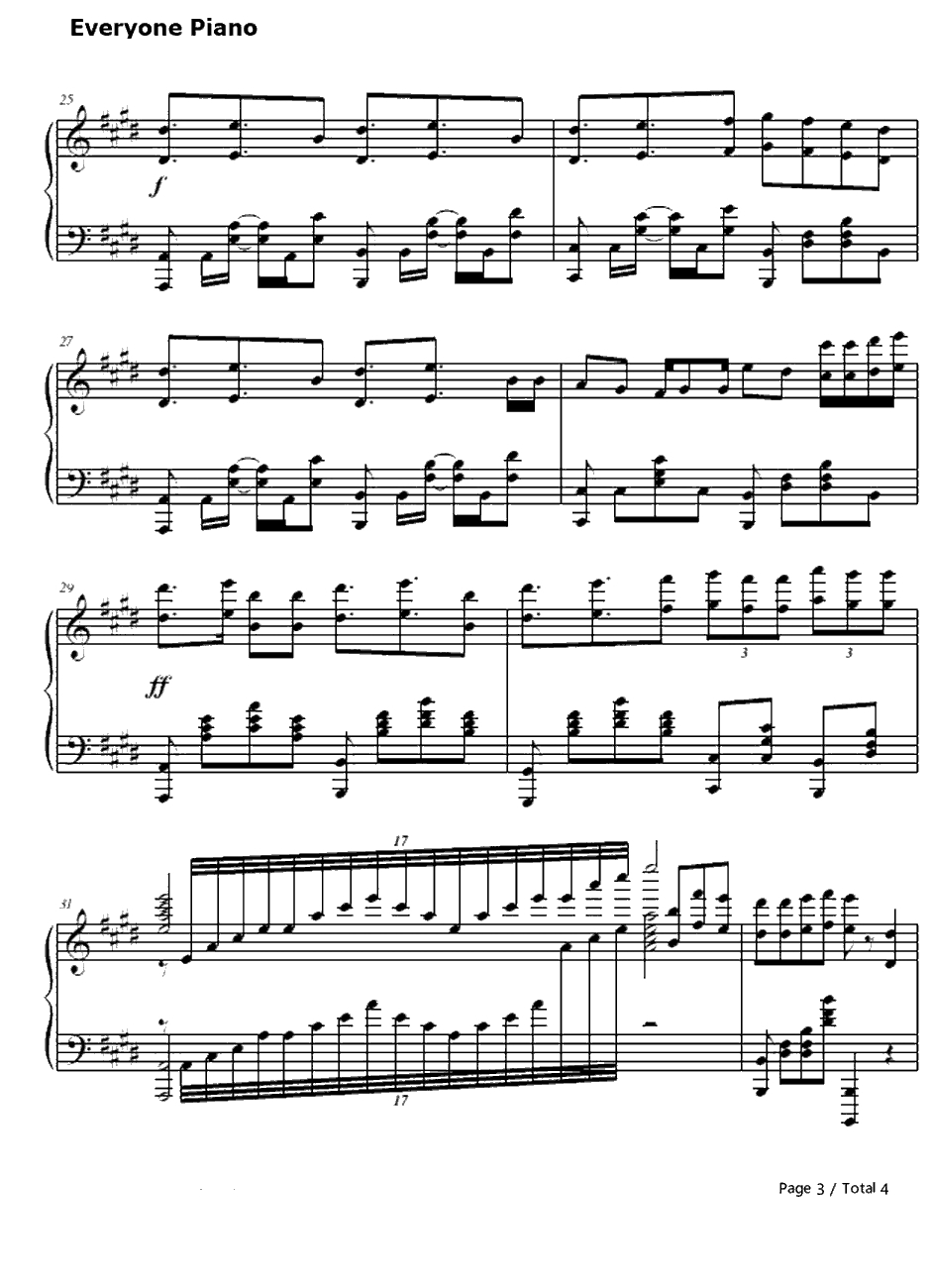 Snow Fairy钢琴谱-FUNKIST-妖精的尾巴OP13