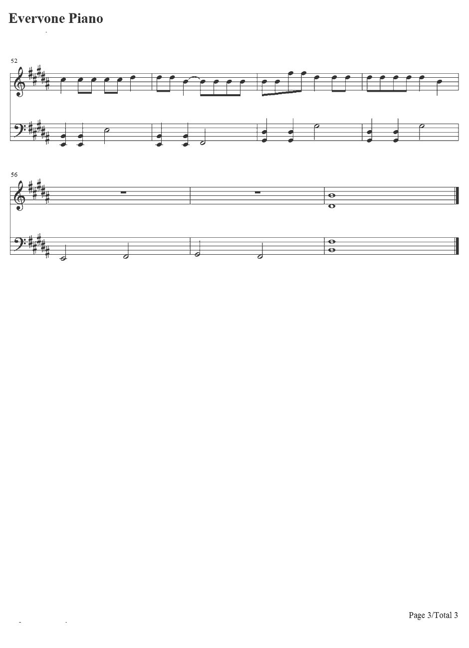 Chocolate钢琴谱-The19753