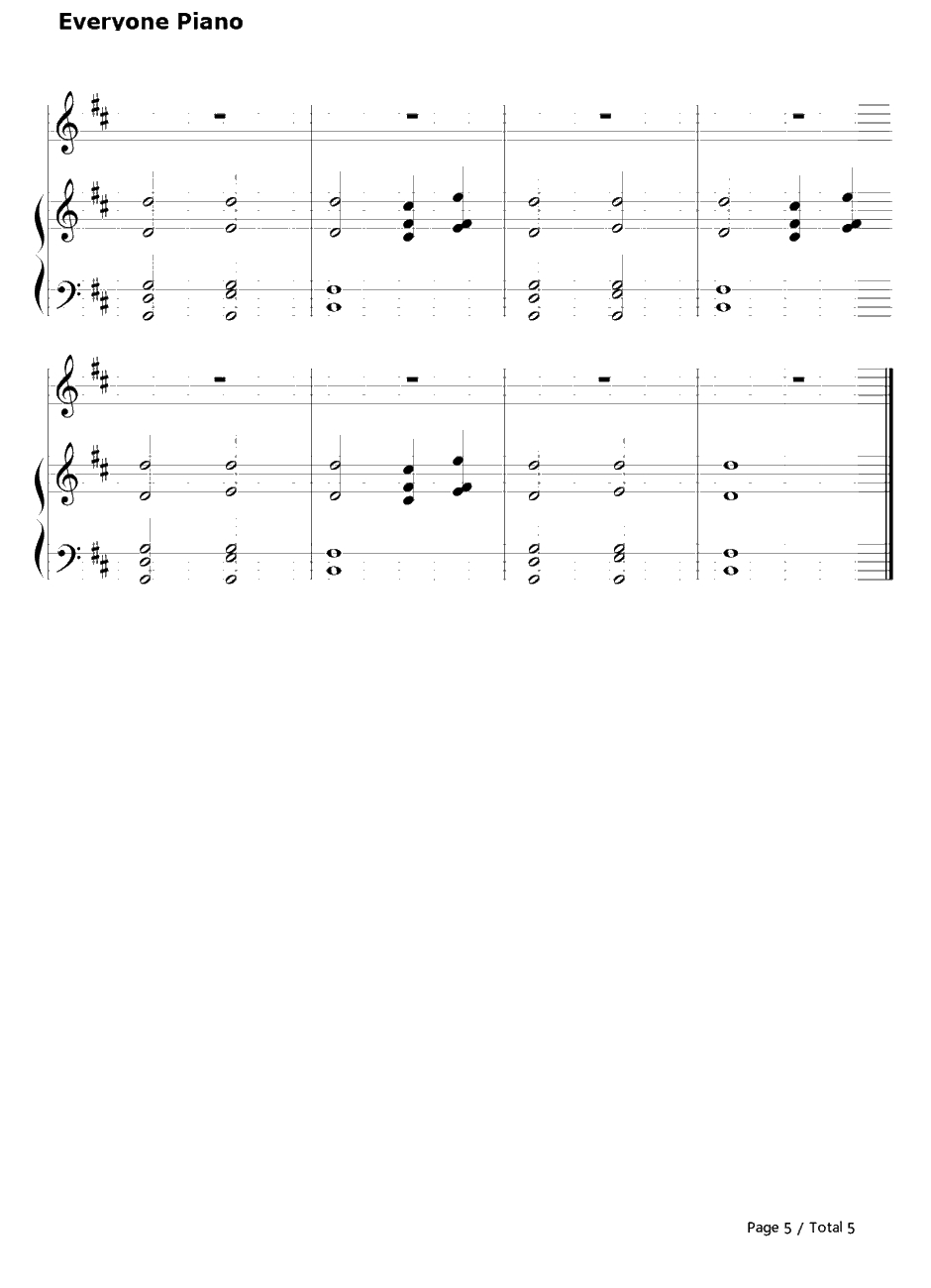 Trouble钢琴谱-Coldplay5