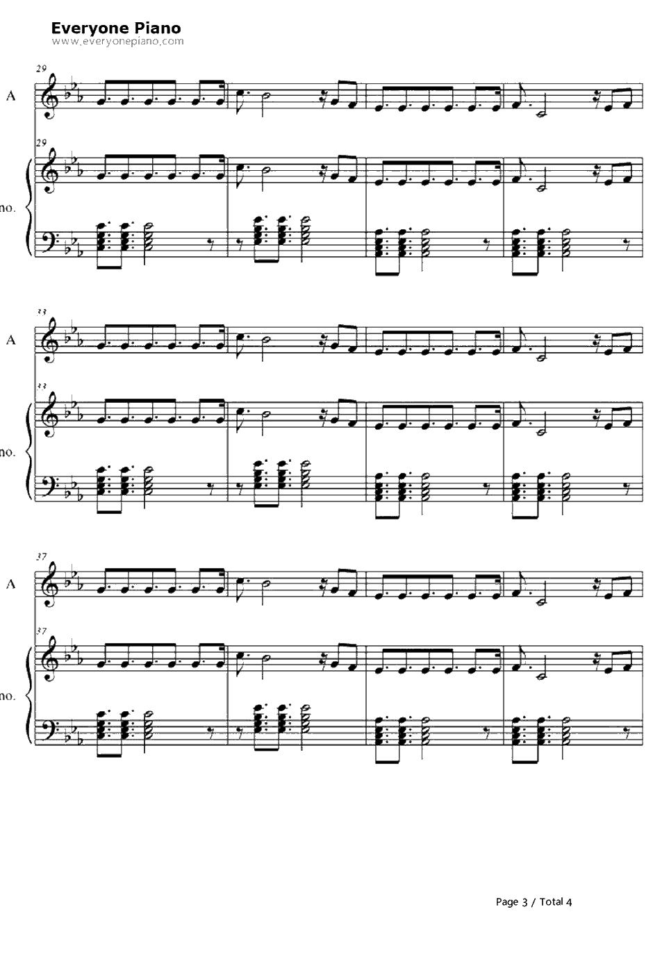 Till The World Ends钢琴谱-BritneySpears3