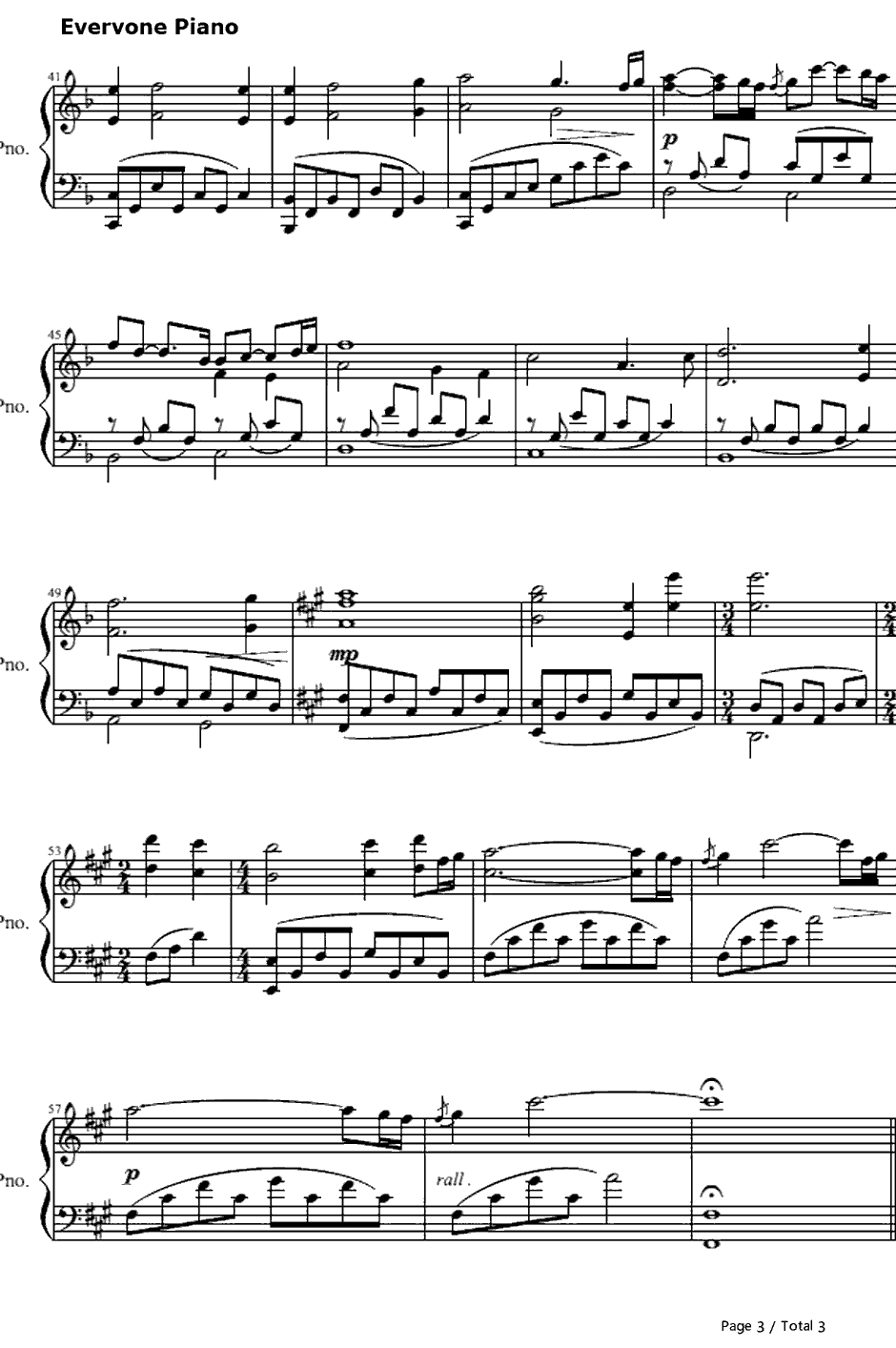 Rose钢琴谱-JamesHorner-泰坦尼克号原声3