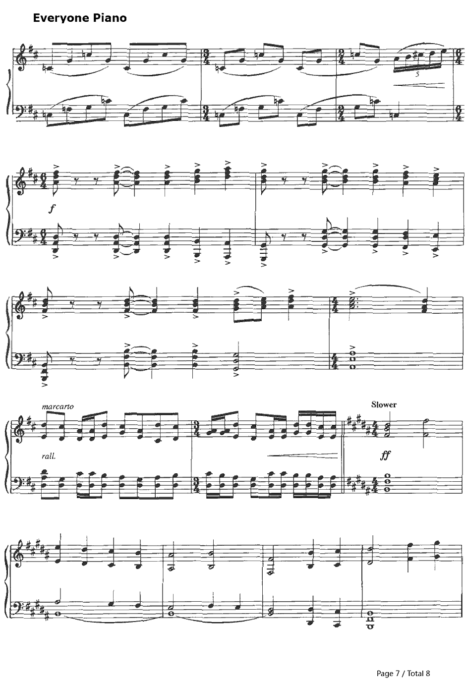 Take Her to Sea Mr.Murdoch钢琴谱-JamesHorner-泰坦尼克号OST7