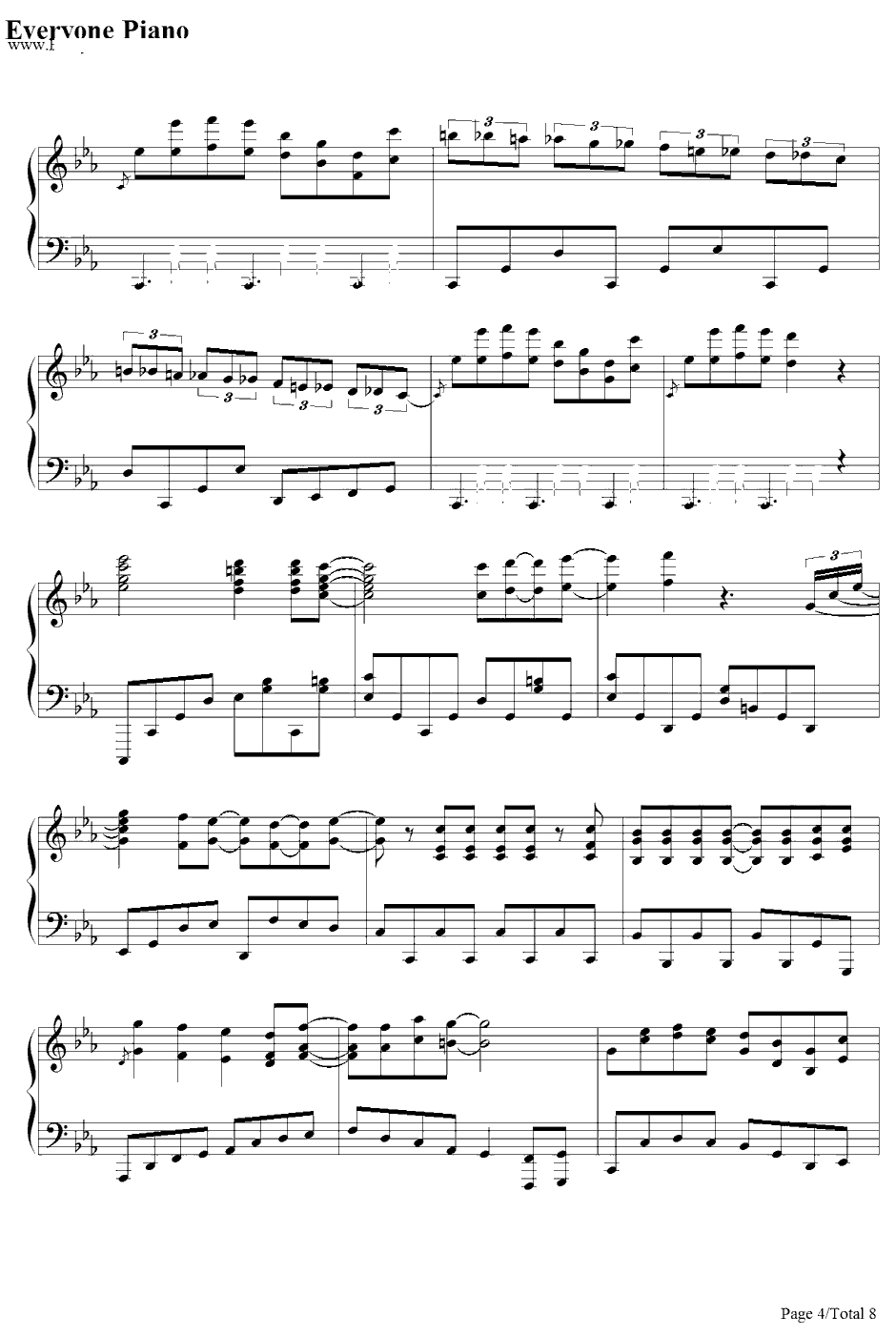 私がモテないのはどう考えてもお前らが悪いOP钢琴谱-铃木木乃美n'KBOAKB-私がモテないのはどう考えてもお前らが悪いOP4