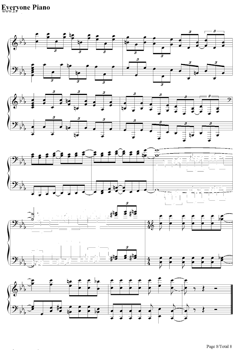 私がモテないのはどう考えてもお前らが悪いOP钢琴谱-铃木木乃美n'KBOAKB-私がモテないのはどう考えてもお前らが悪いOP8