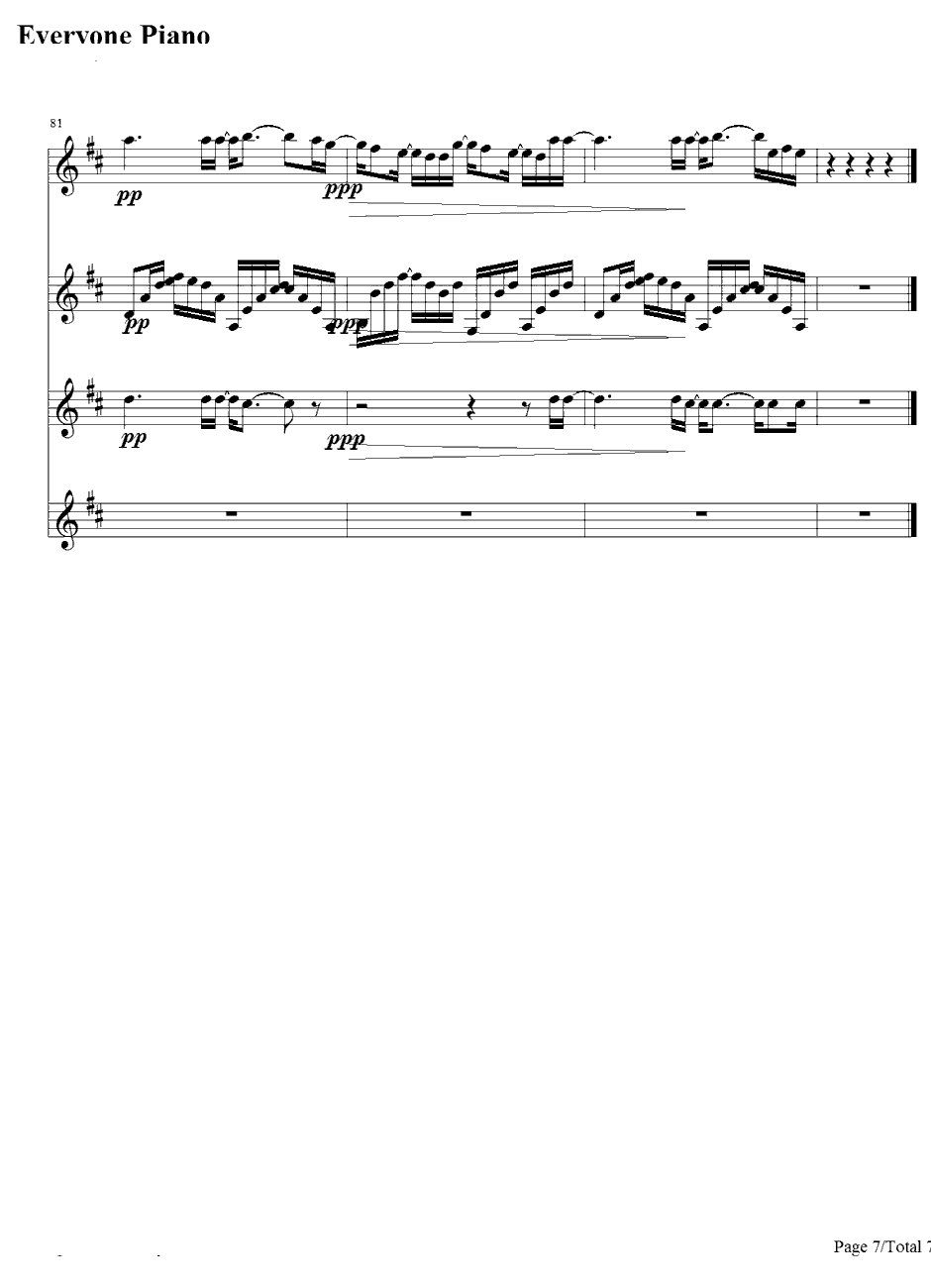 君の家に着くまでずっと走ってゆく钢琴谱-GARNETCROW7