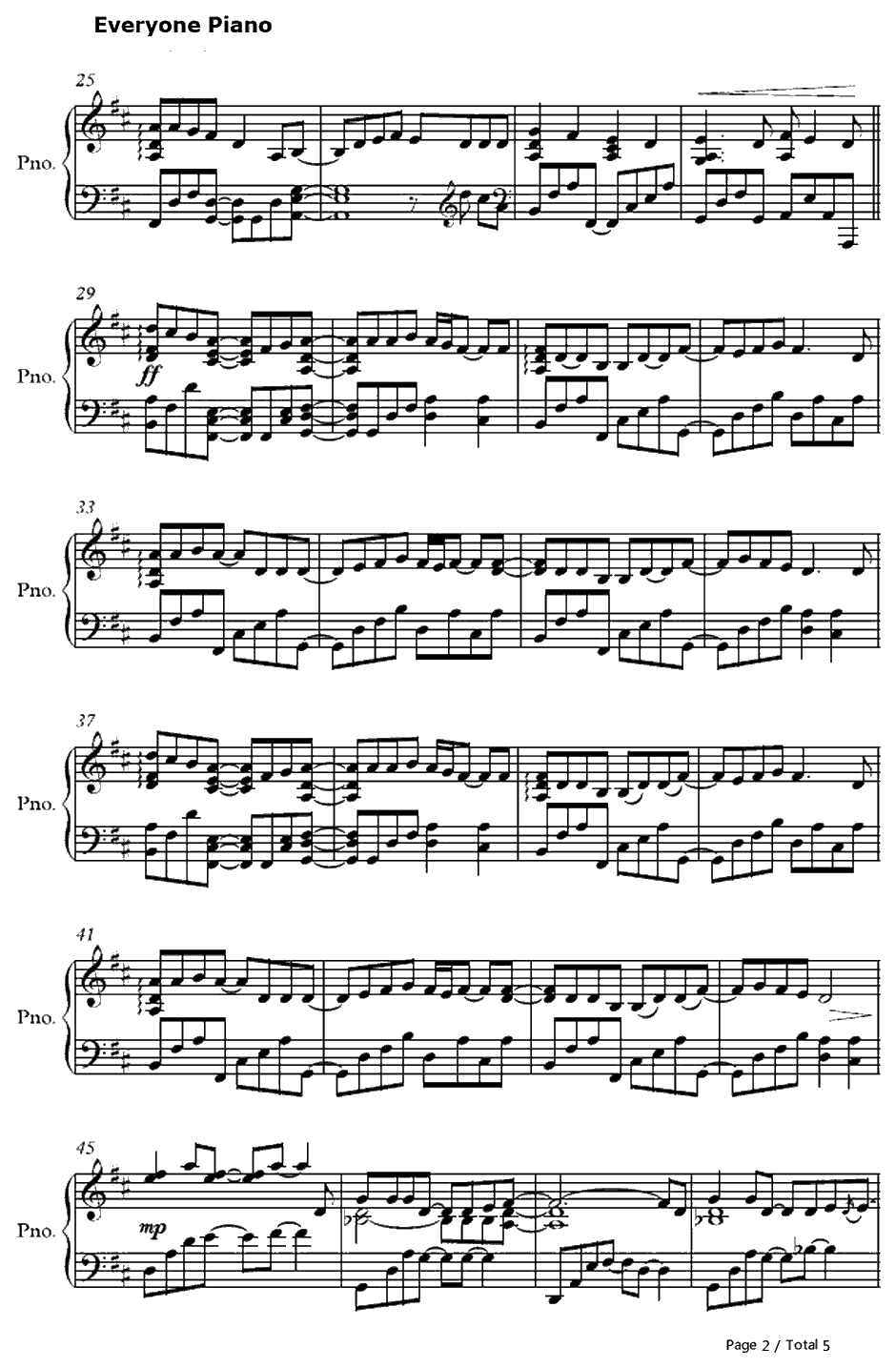 アンサー钢琴谱-巡音ルカ2