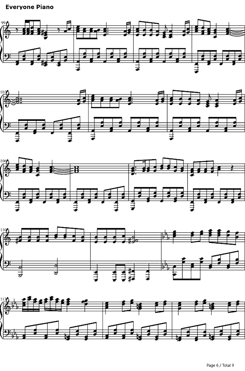 悪徳のジャッジメント钢琴谱-KAITO6