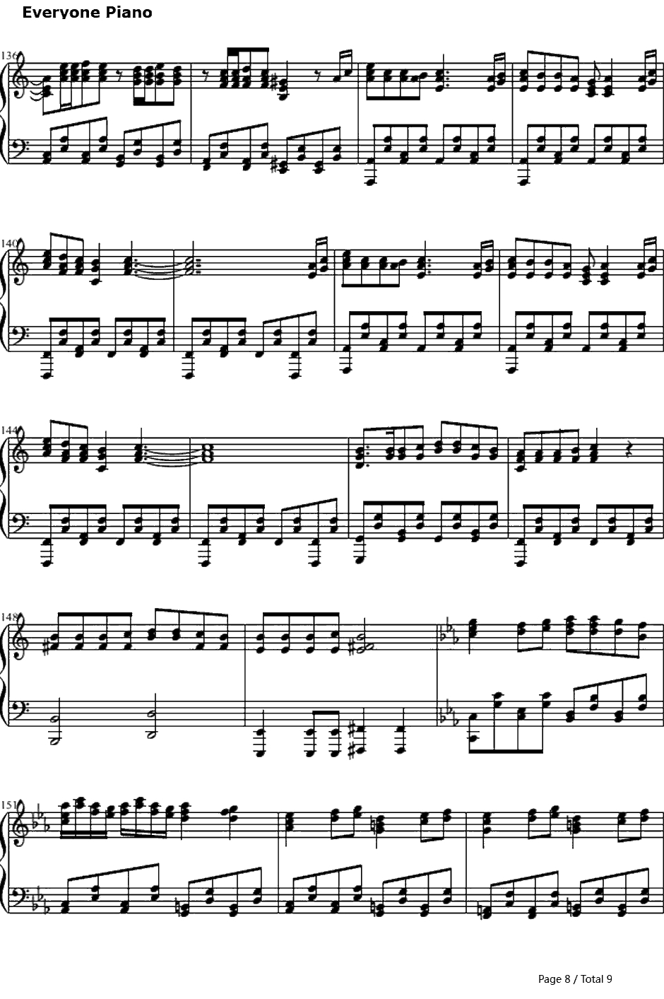 悪徳のジャッジメント钢琴谱-KAITO8