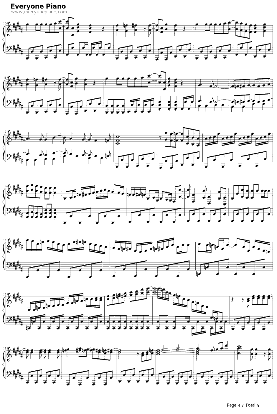 Fantastic future钢琴谱-田村ゆかり-变态王子与不笑猫OP4