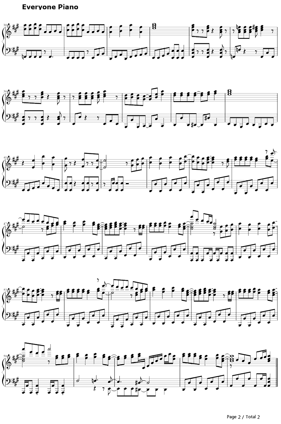 Baby Sweet Berry Love钢琴谱-小仓唯-变态王子与不笑猫ED2