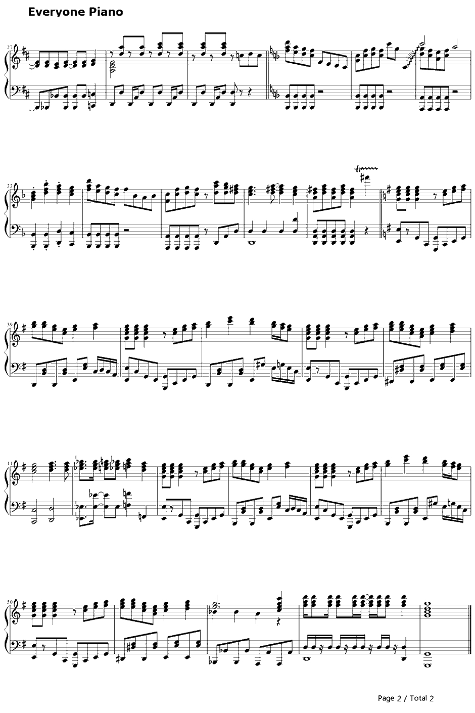 Be My Friend钢琴谱-邻人部-我的朋友很少NEXTOP2