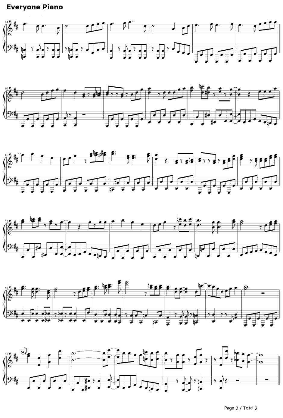 アイヲウタエ钢琴谱-春奈るな-物语系列ED2