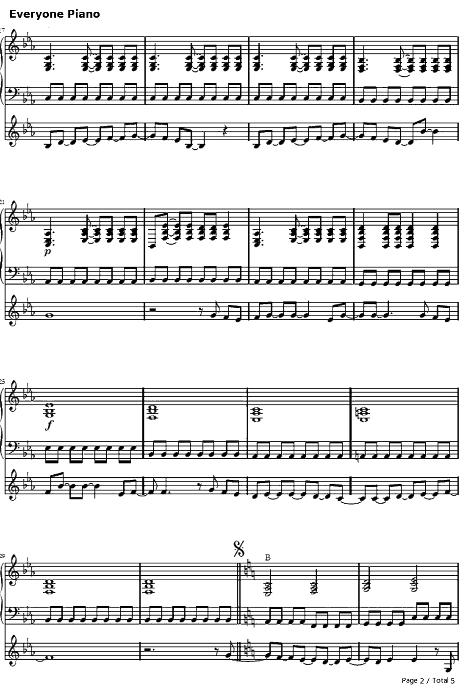 Alchemy钢琴谱-GirlsDeadMonster（marina）-AngelBeats!插曲2