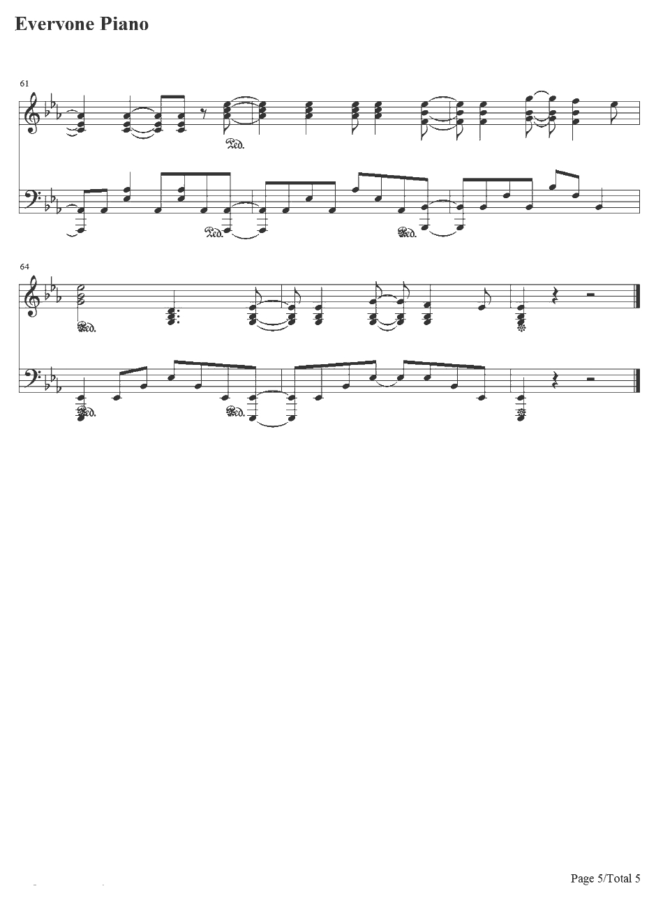 CHU钢琴谱-KELUN-BURA-死神OP85