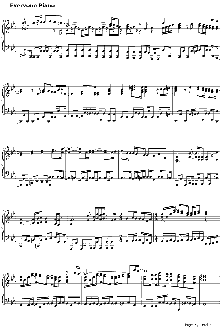 いつかの、いくつかのきみとのせかい钢琴谱-fhána-我们大家的河合庄OP2