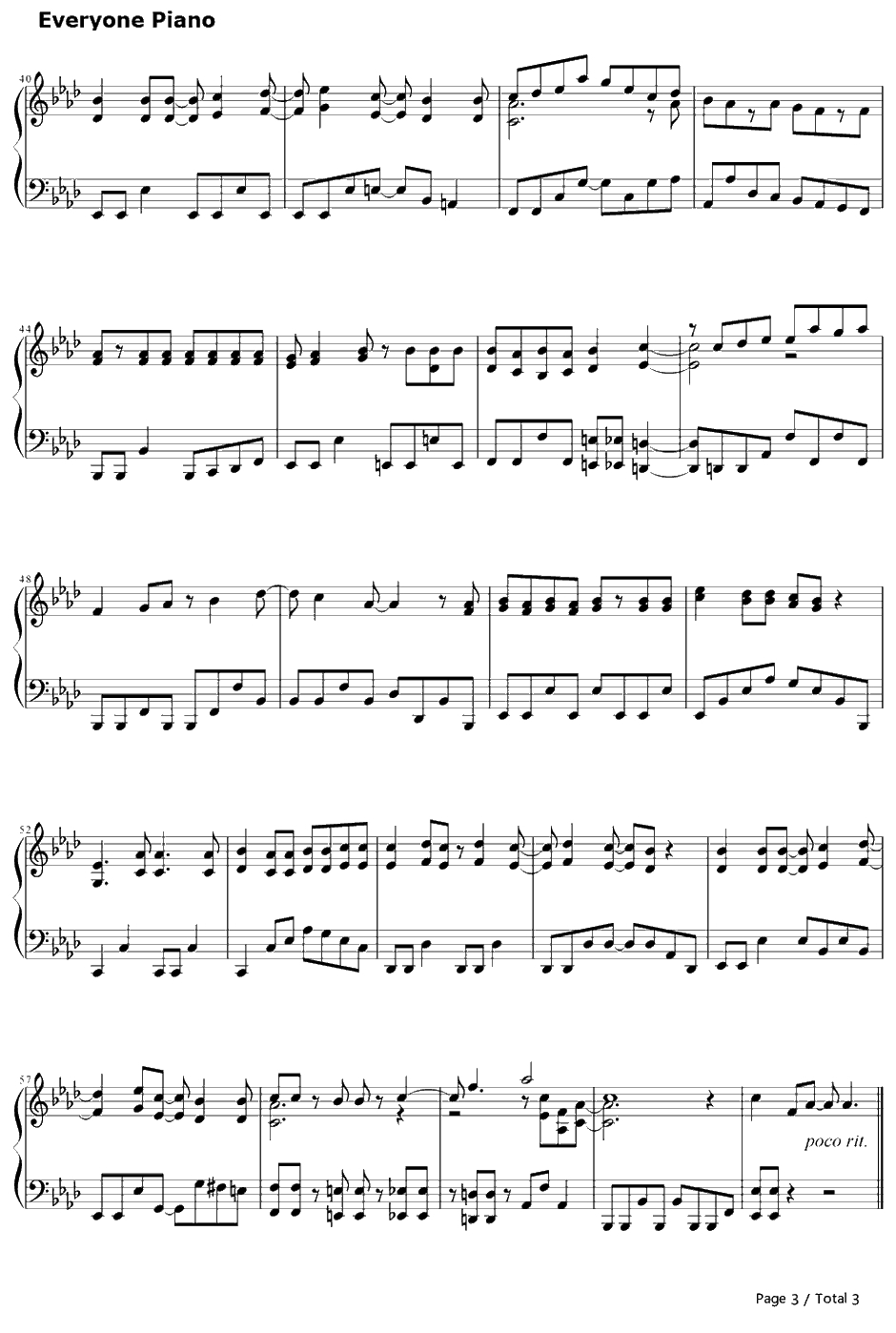 オラシオン钢琴谱-白（CV:茅野爱衣）-游戏人生ED3